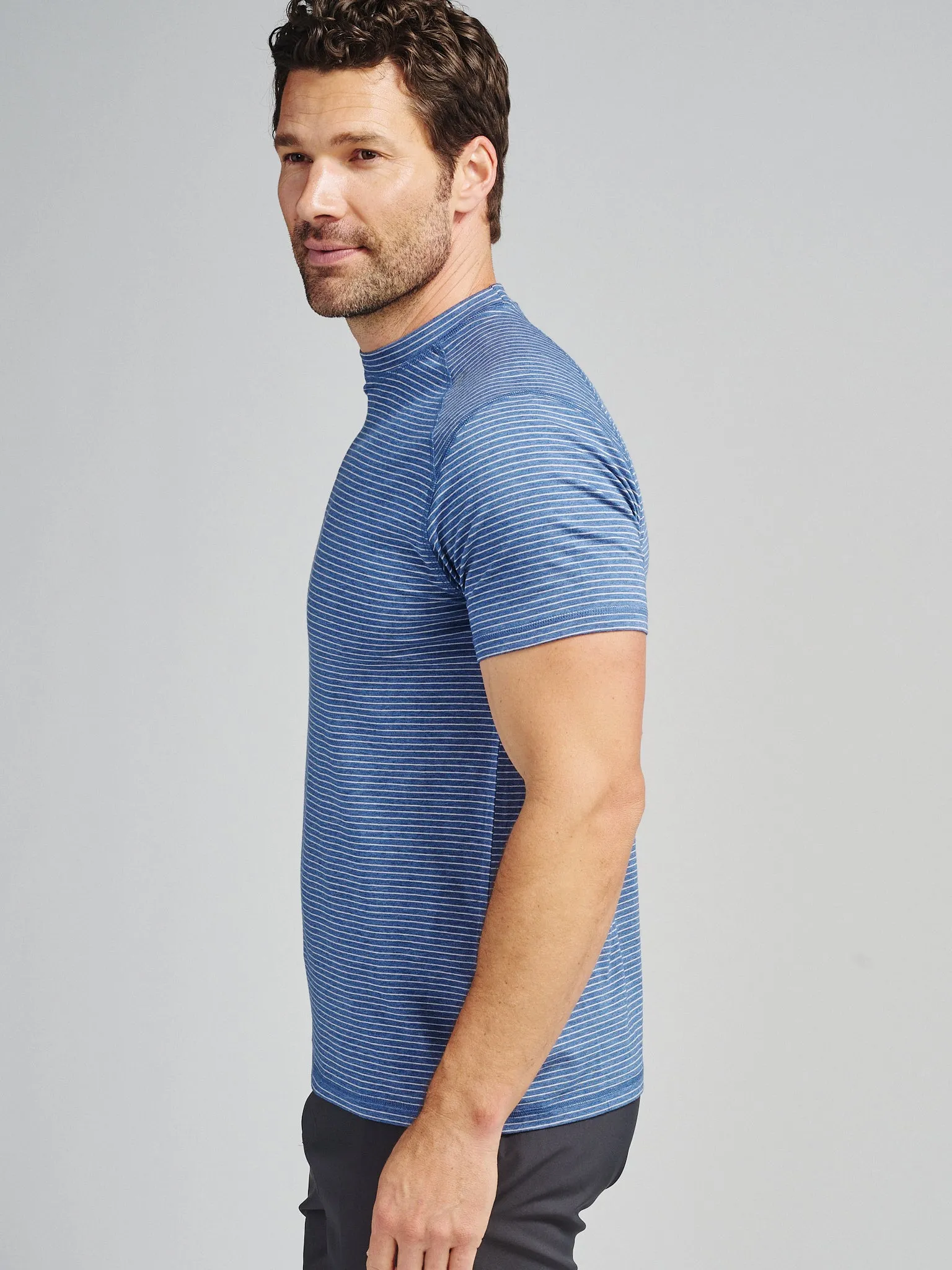 Carrollton Fitness T-Shirt - Mini Stripe