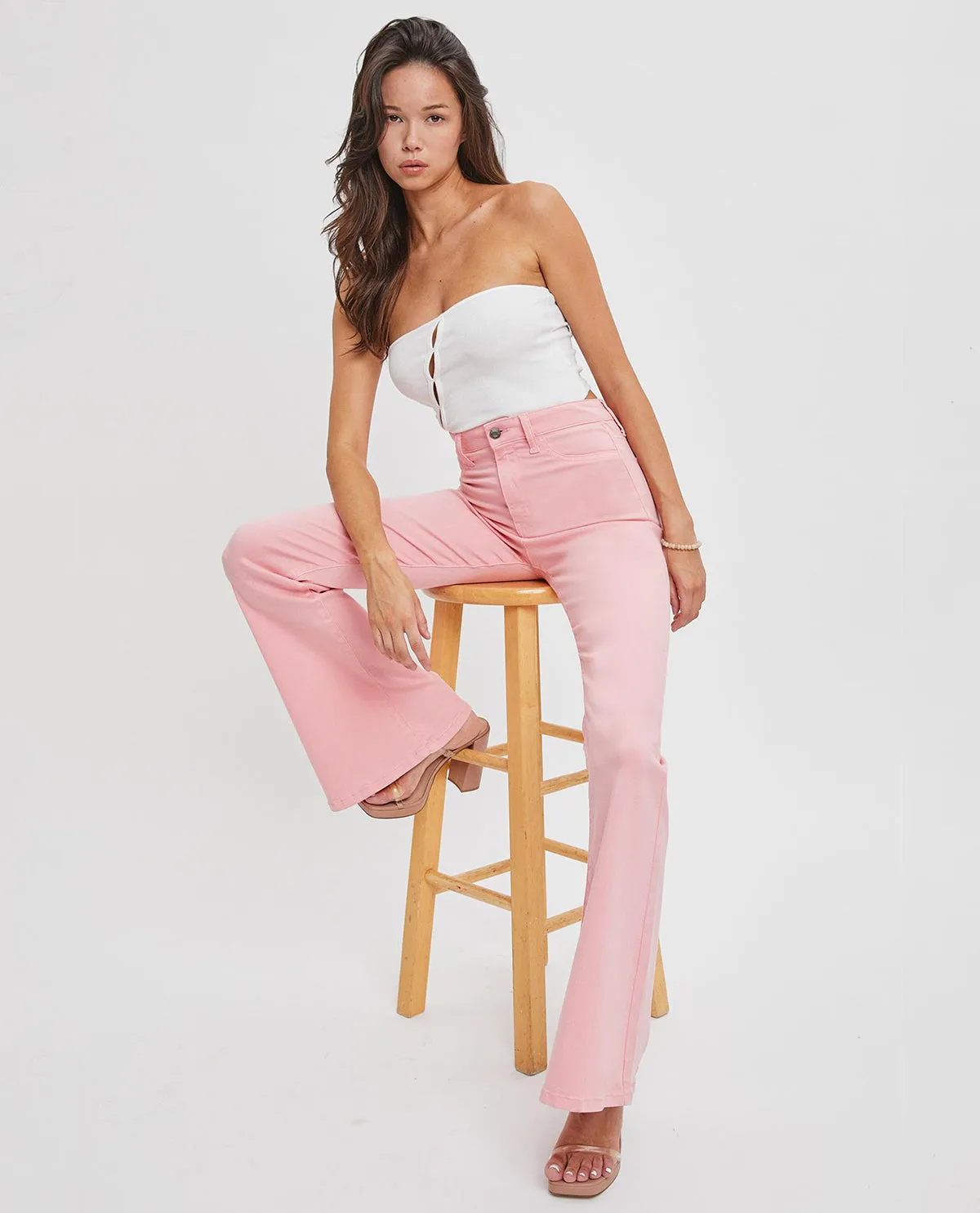 Cello High Rise Super Flare Jeans