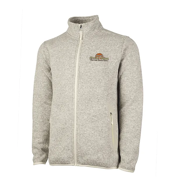 Charles River Men's Heathered Fleece Jacket