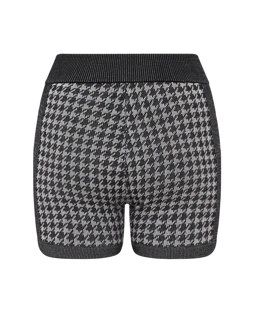 CHECKED OUT KNIT SHORT