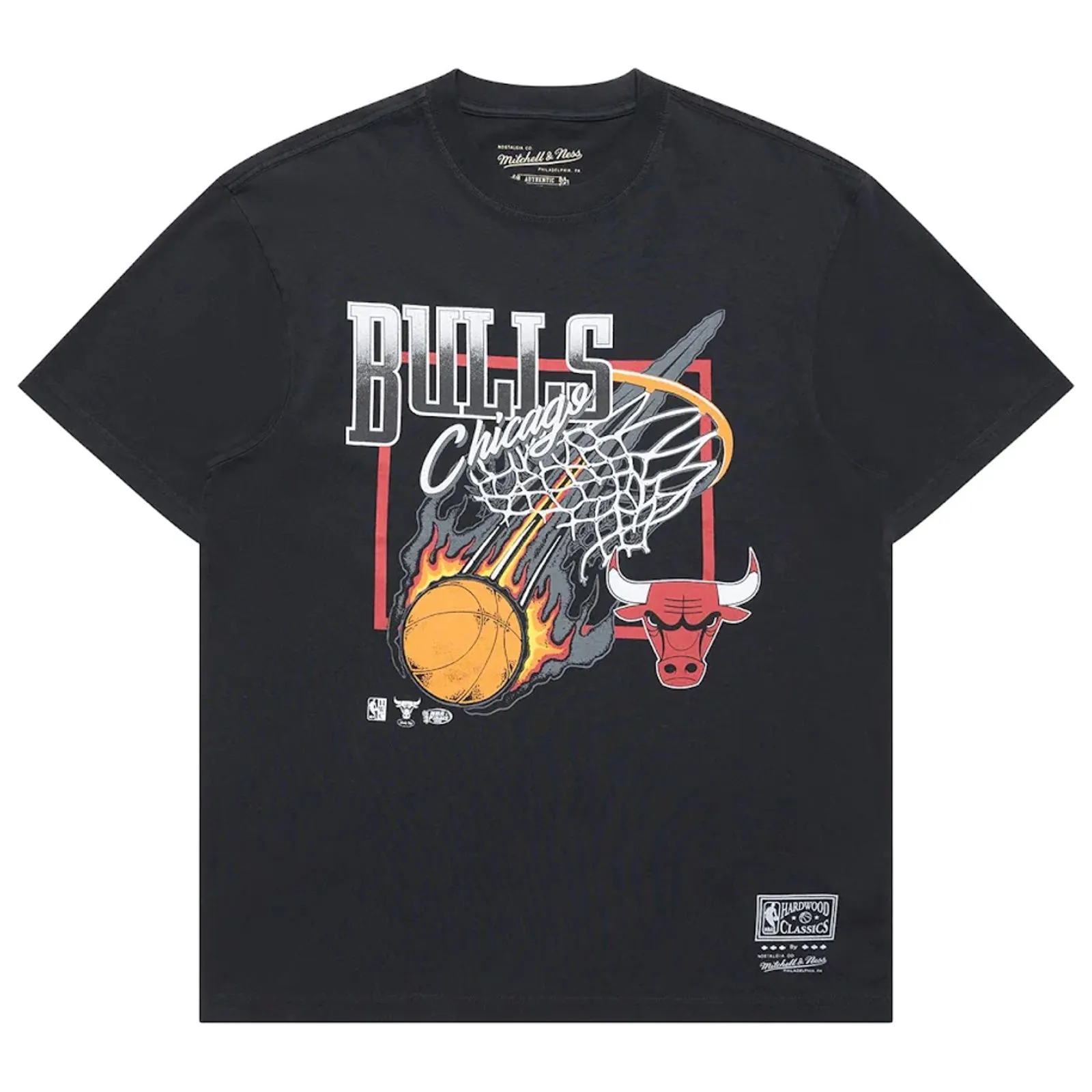 Chicago Bulls Nothing But Net Vintage NBA T-Shirt by Mitchell & Ness