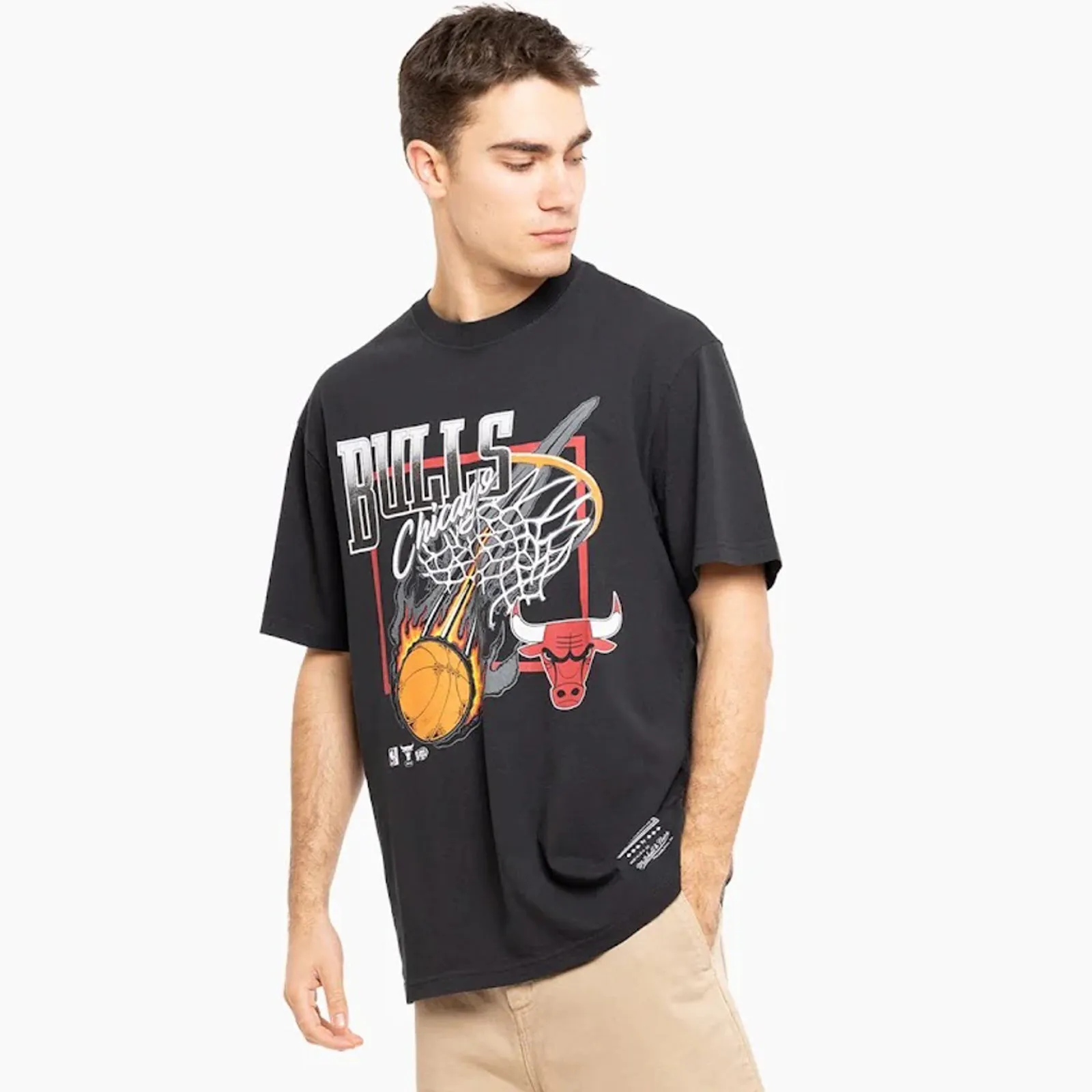 Chicago Bulls Nothing But Net Vintage NBA T-Shirt by Mitchell & Ness