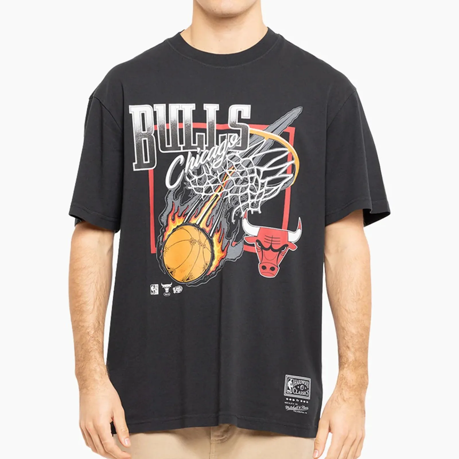 Chicago Bulls Nothing But Net Vintage NBA T-Shirt by Mitchell & Ness