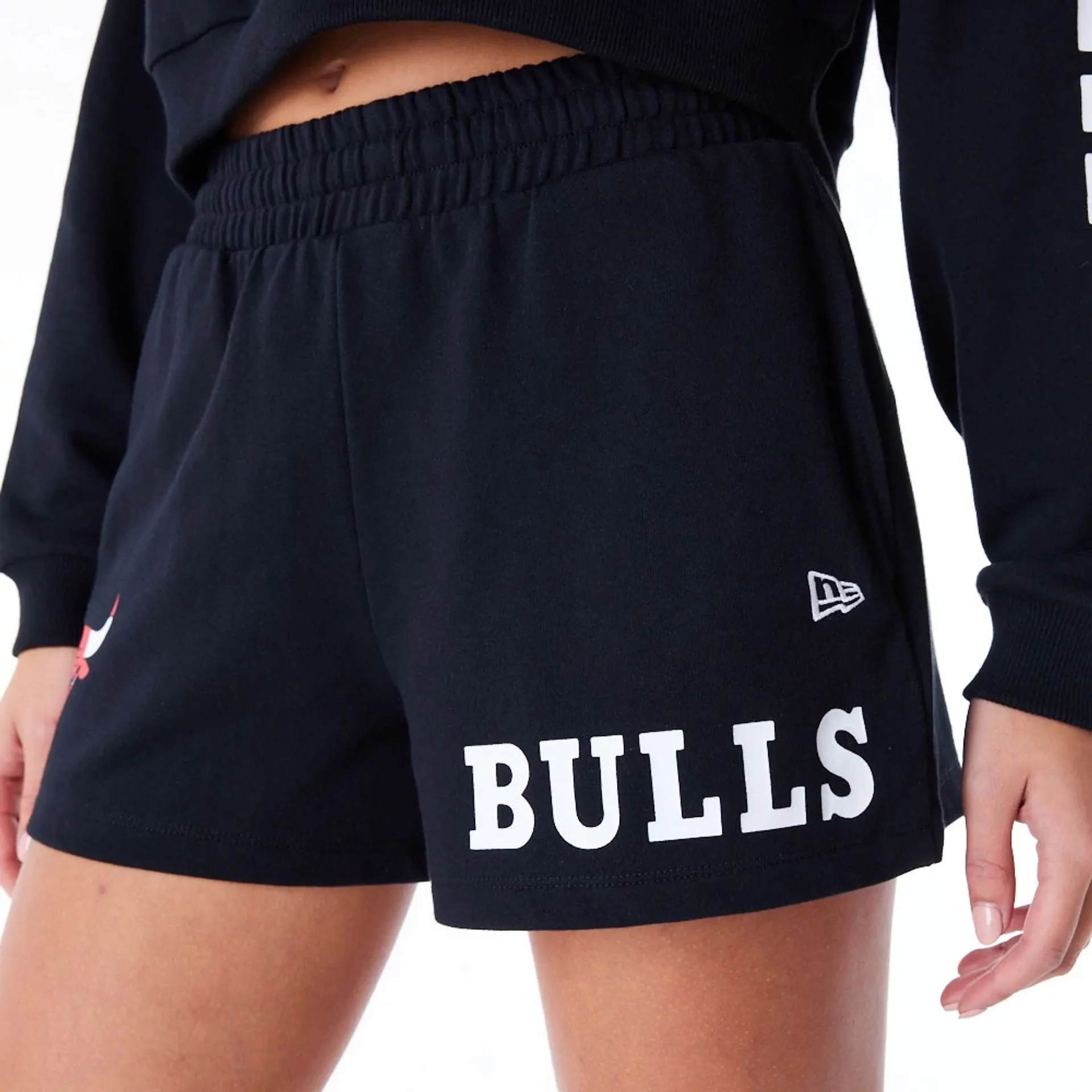 Chicago Bulls Womens NBA Wordmark Black Shorts