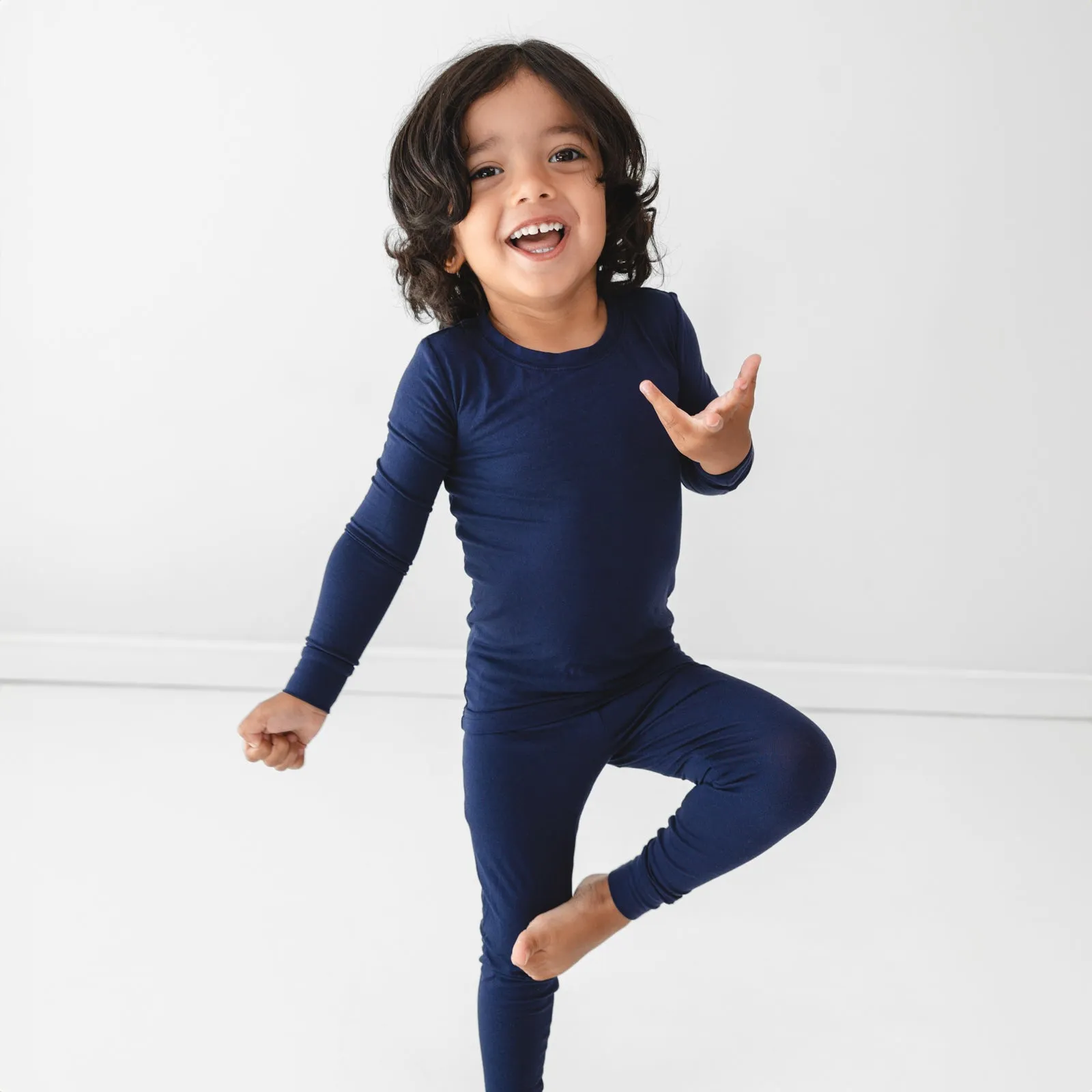 Classic Navy Two-Piece Pajama Set