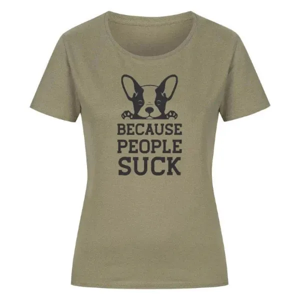 Classic Organic Shirt Women Frontdruck/People Suck