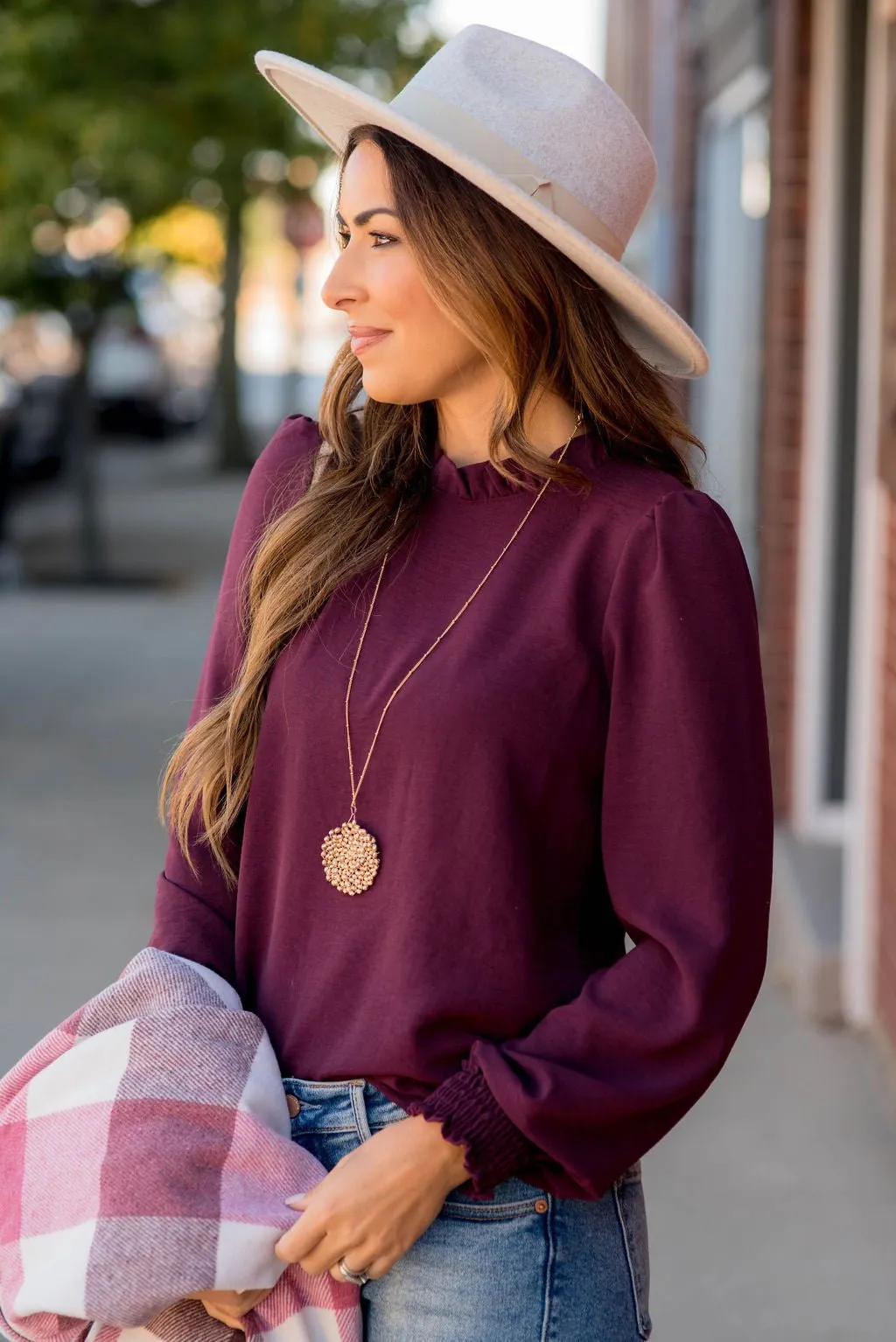 Classy Cinched Detail Blouse