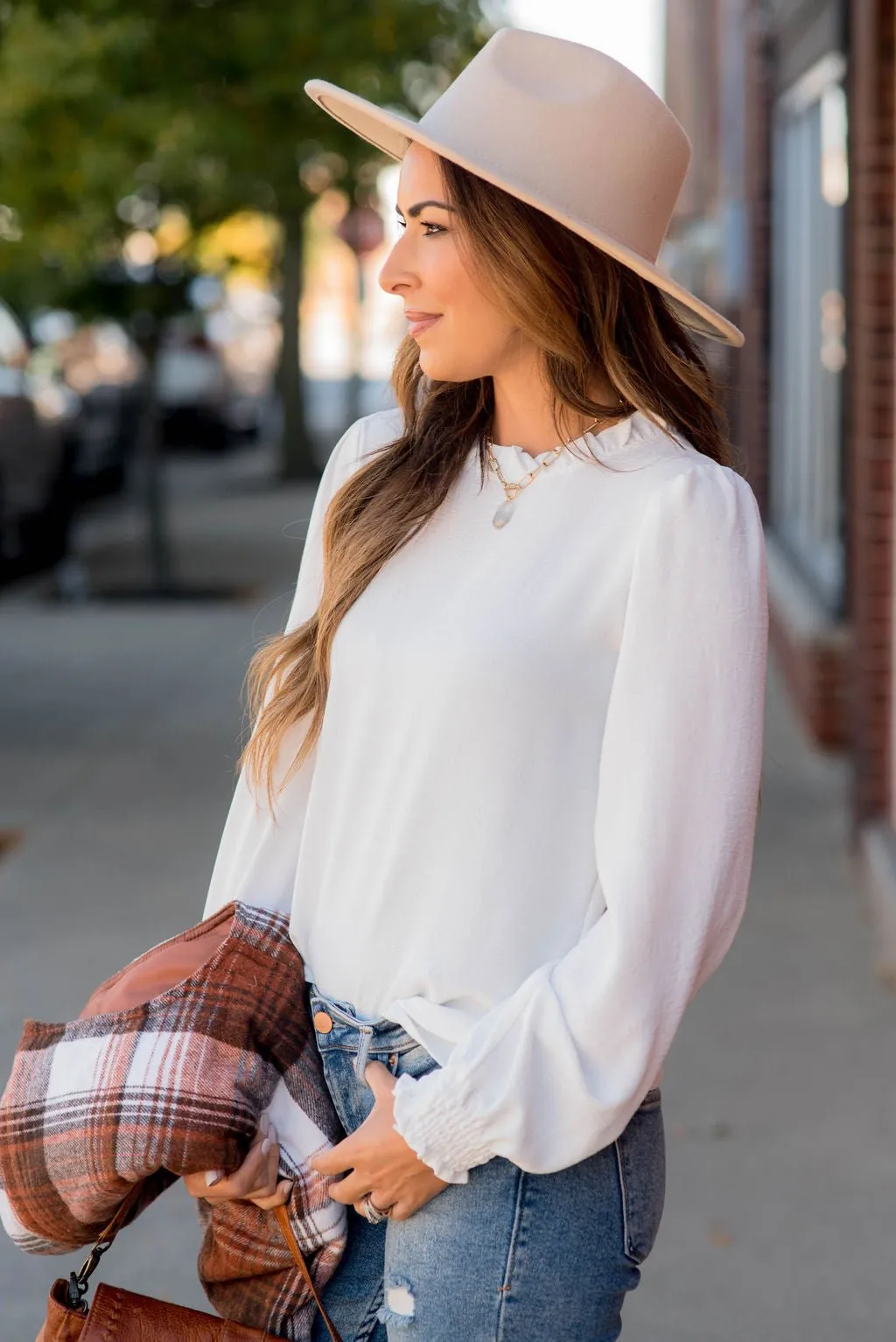 Classy Cinched Detail Blouse