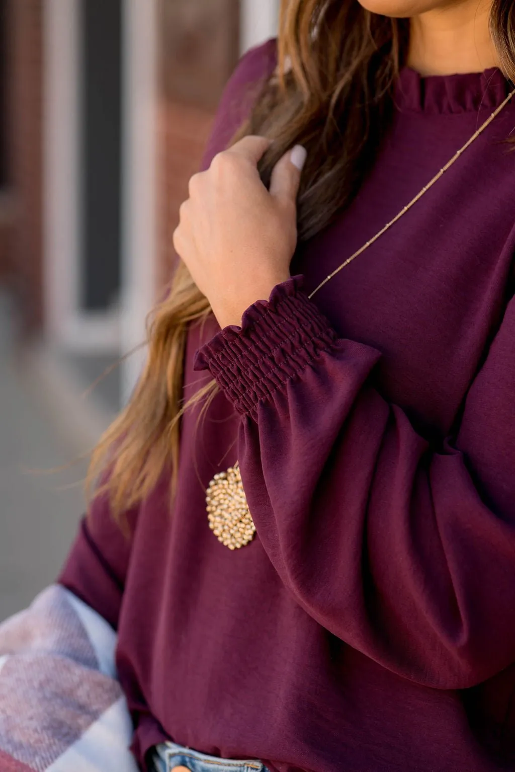 Classy Cinched Detail Blouse