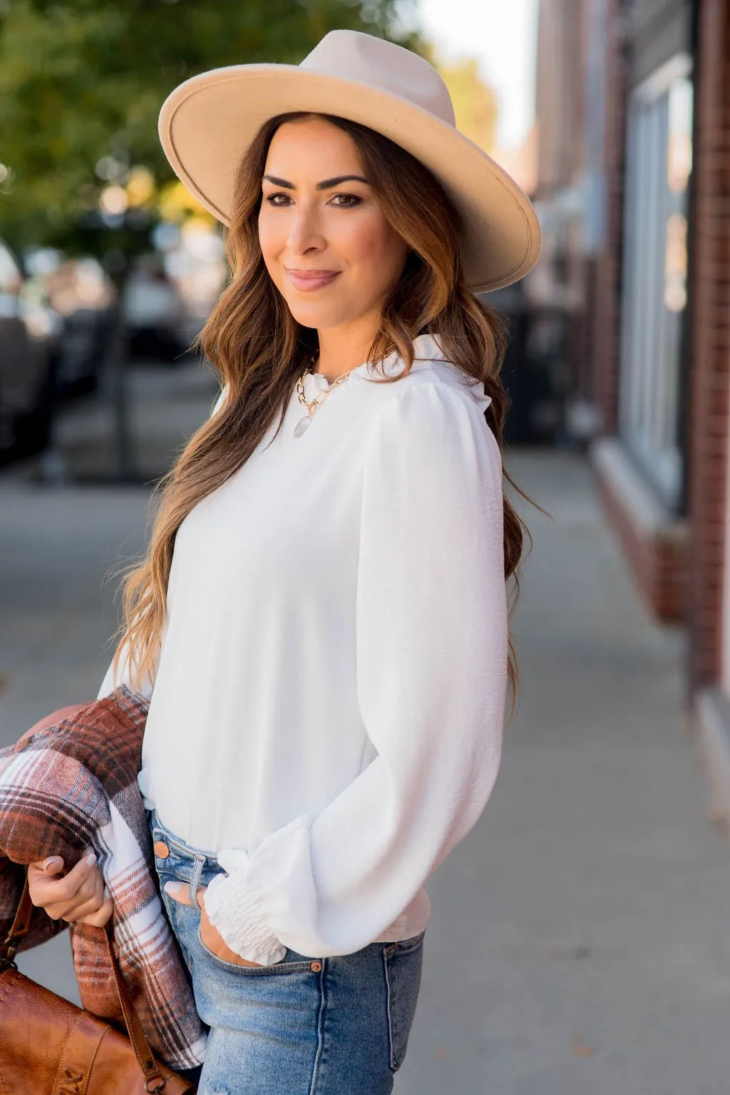 Classy Cinched Detail Blouse