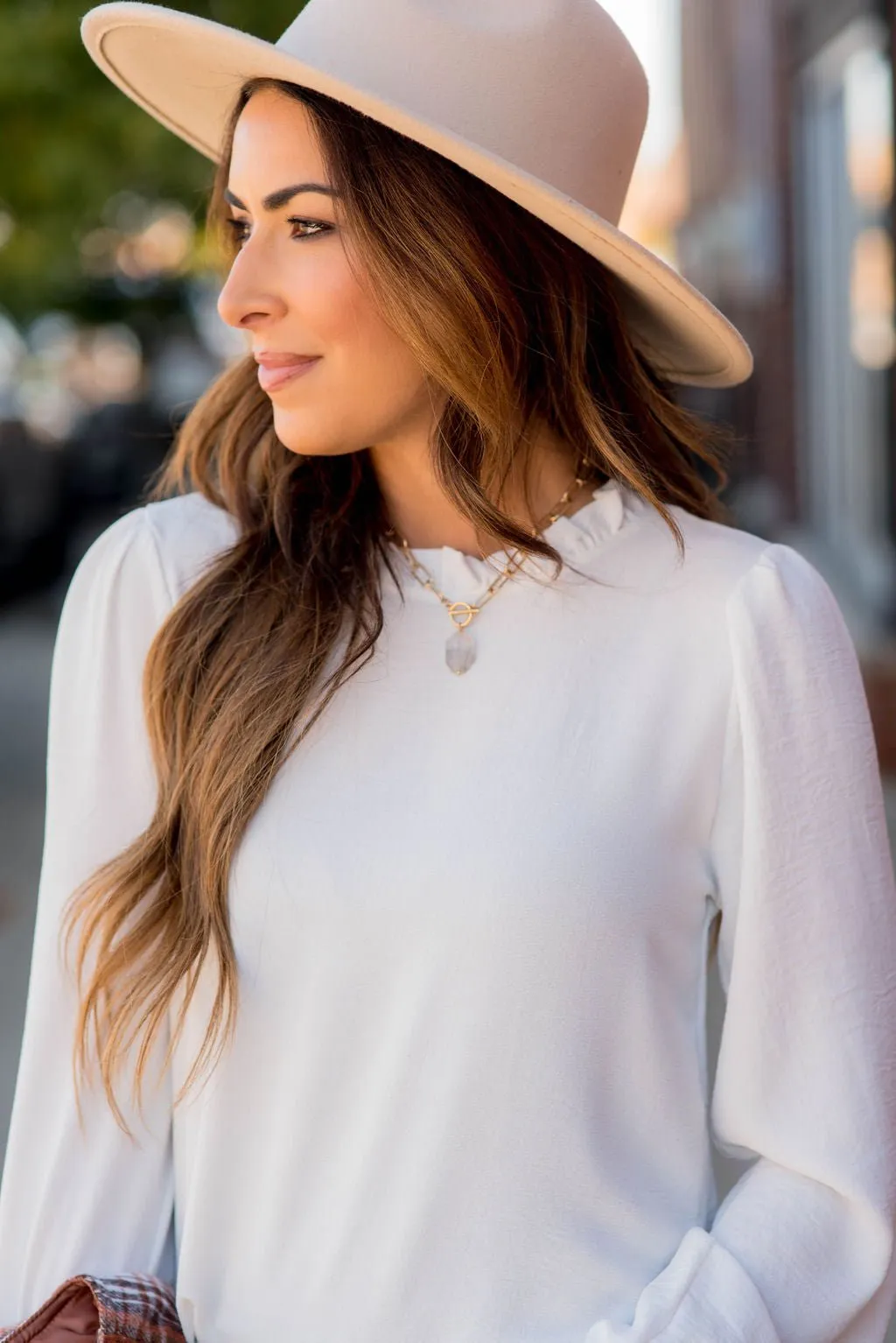 Classy Cinched Detail Blouse