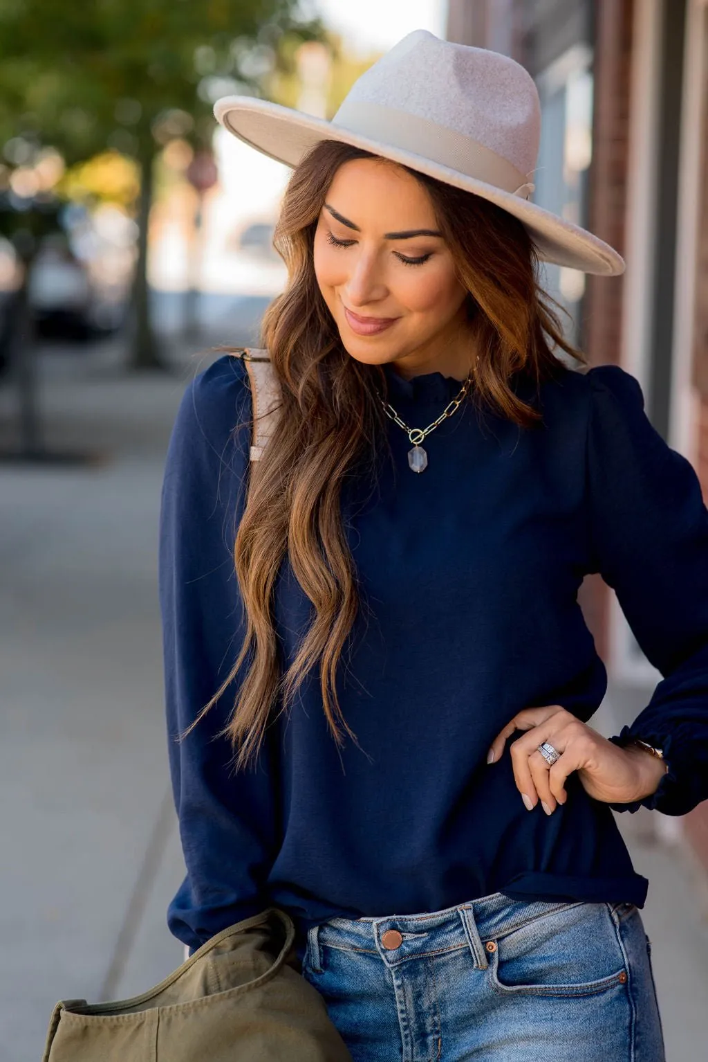 Classy Cinched Detail Blouse