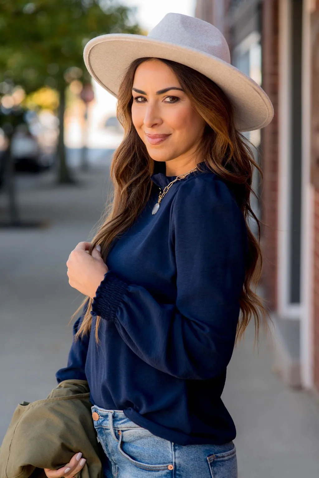 Classy Cinched Detail Blouse