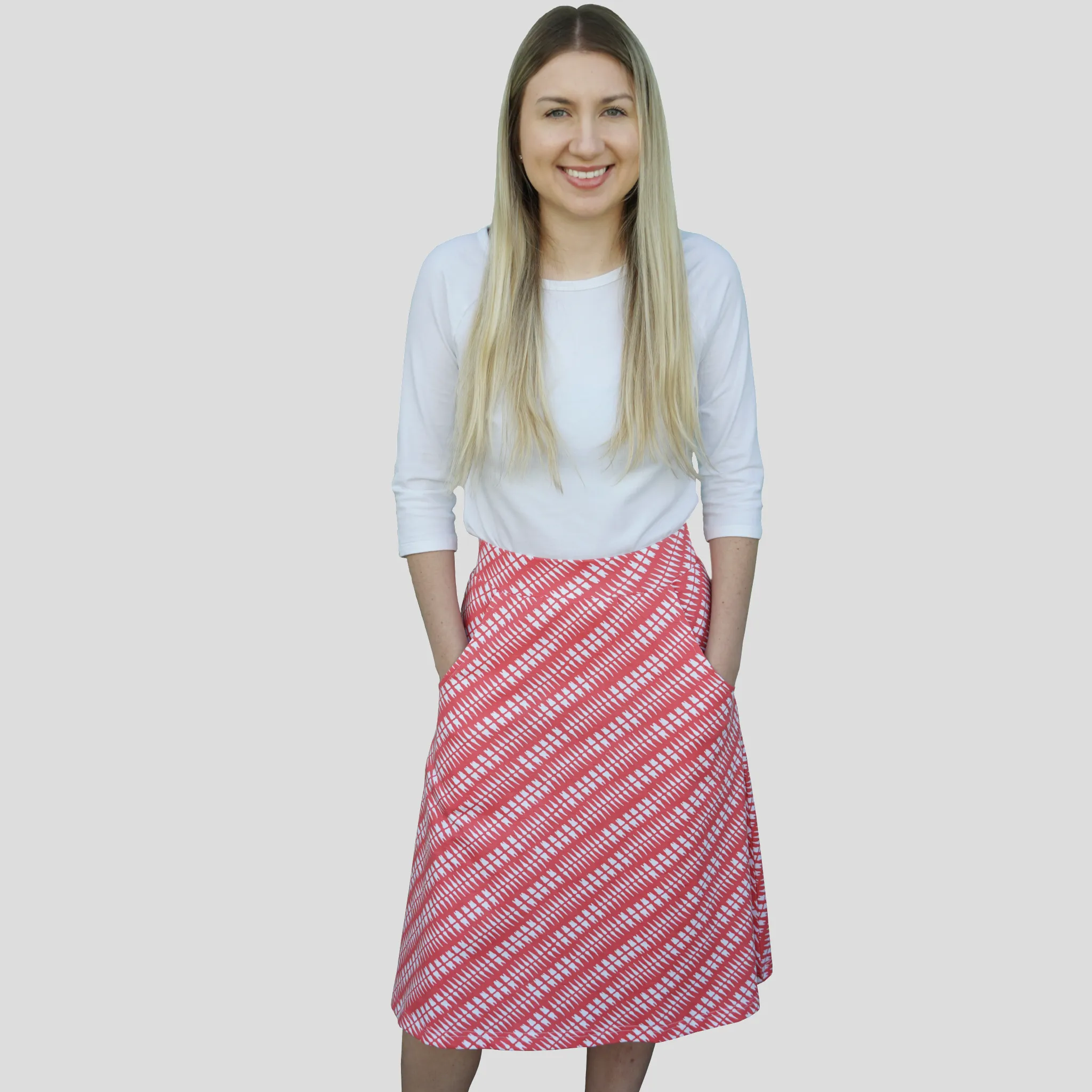 Clean Teeth A-Line Skirt [FINAL SALE]