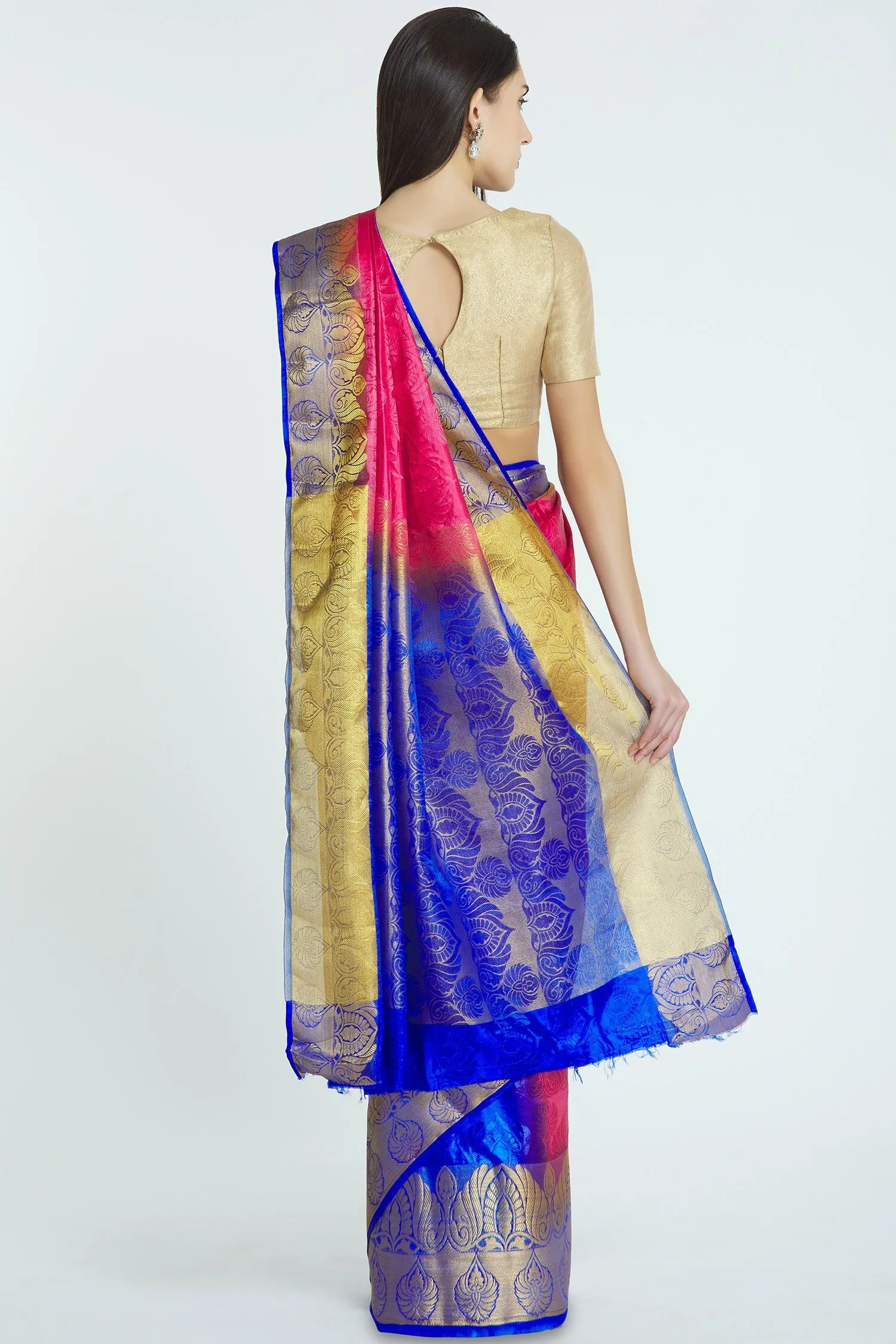 Color Blend Silk Saree