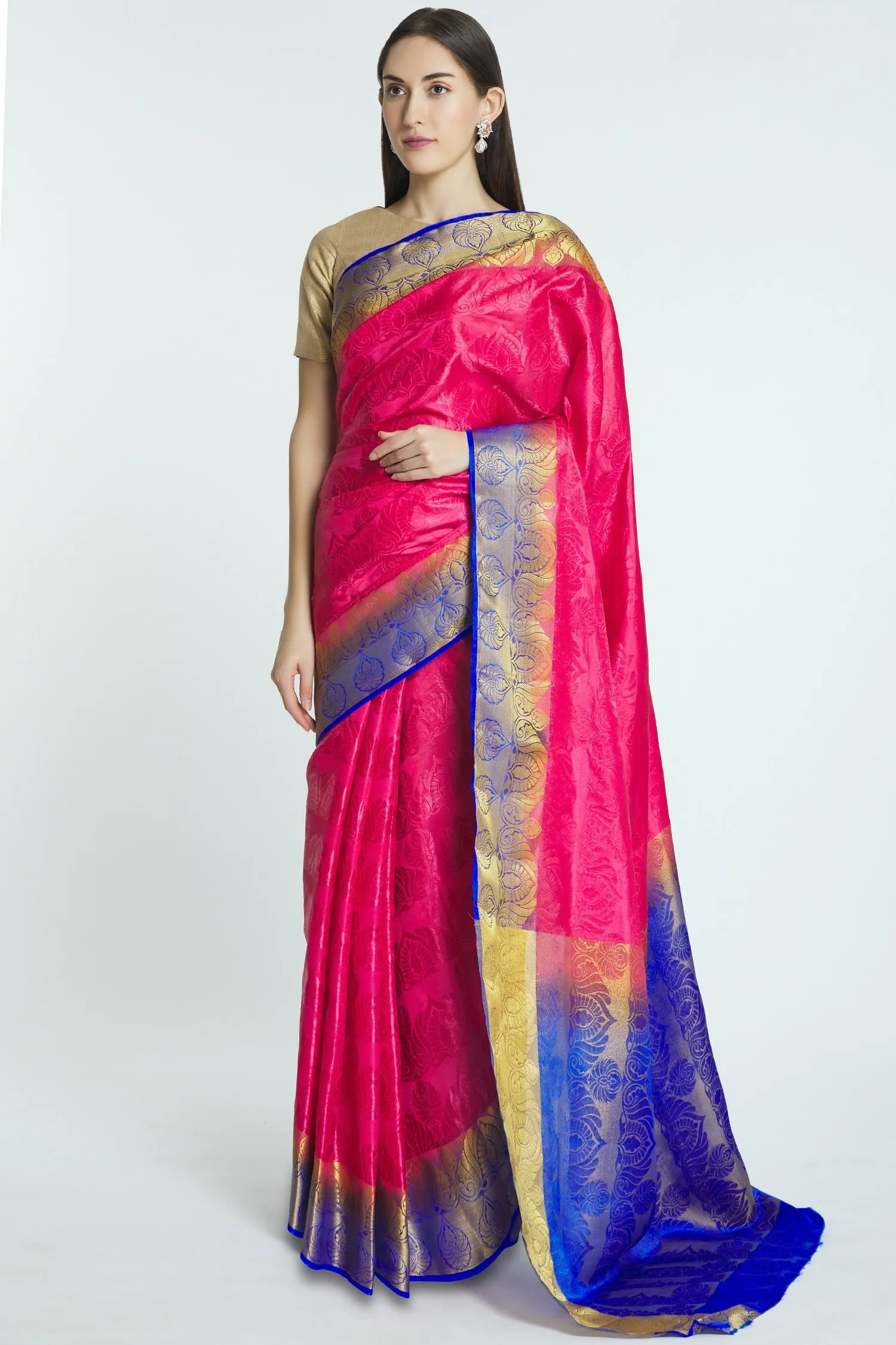 Color Blend Silk Saree