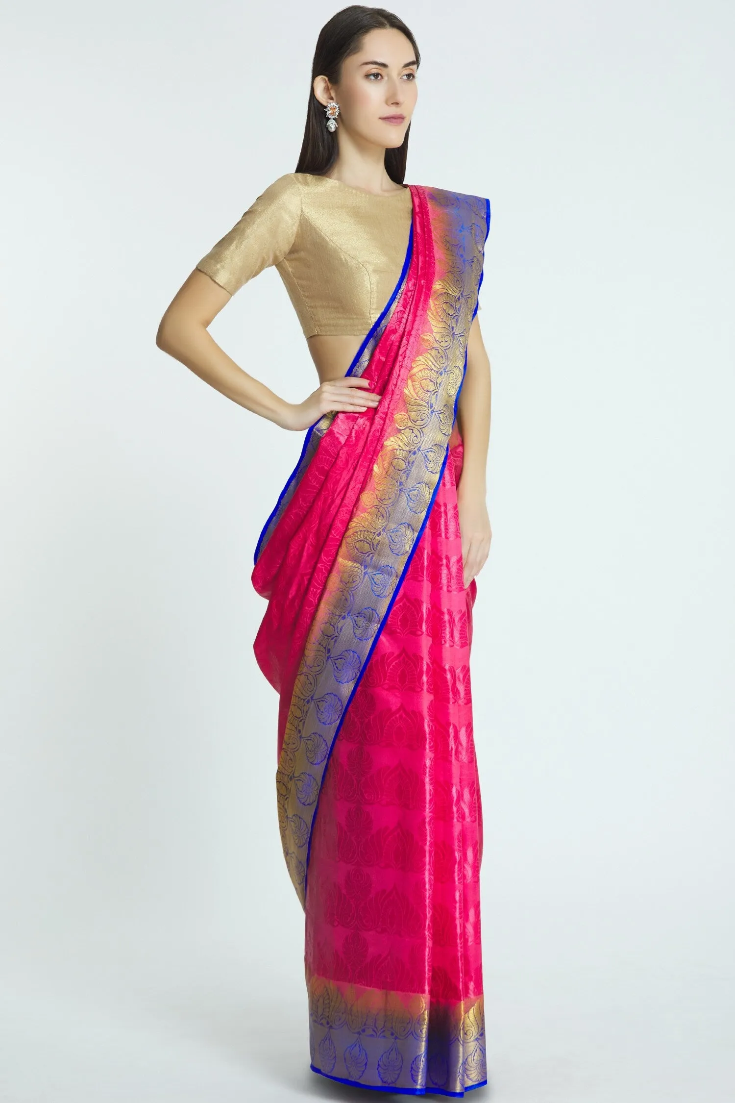 Color Blend Silk Saree