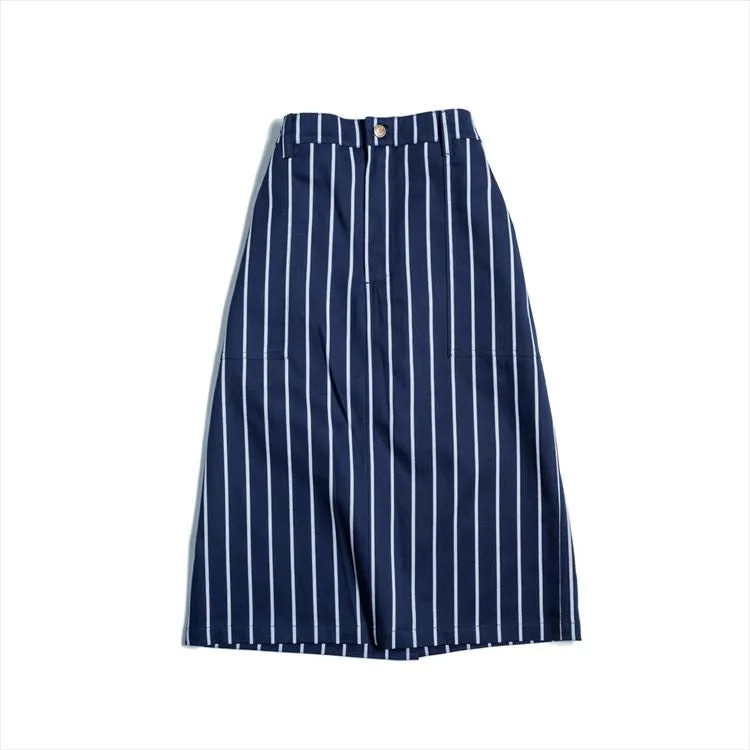 Cookman Baker's Skirt - Stripe : Navy