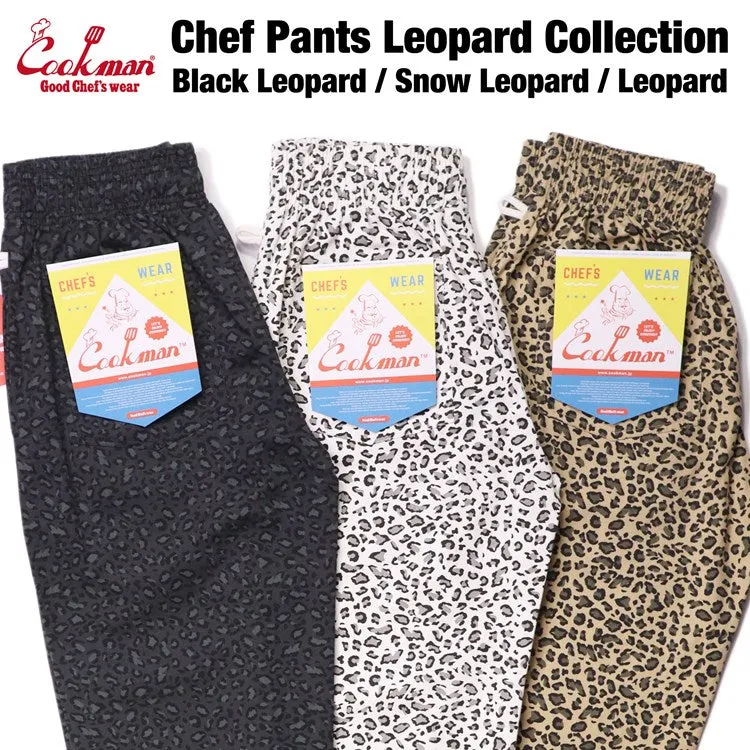 Cookman Chef Pants - Black Leopard