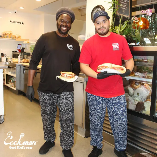 Cookman Chef Pants - Paisley : Black