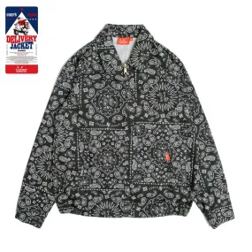 Cookman Delivery Jacket - Paisley : Black