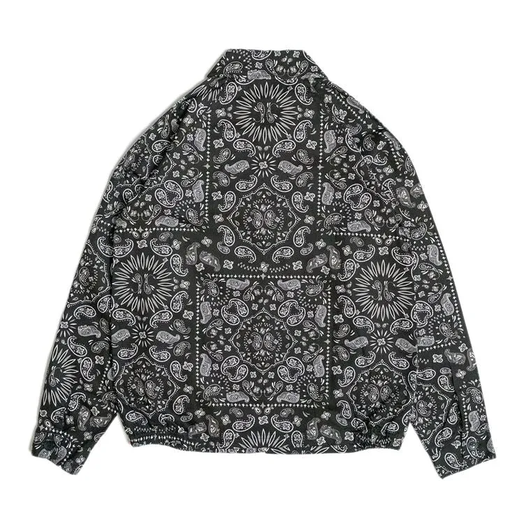 Cookman Delivery Jacket - Paisley : Black