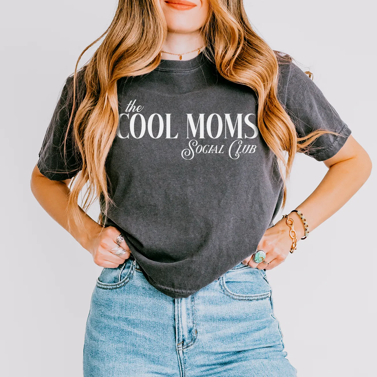 Cool Moms Social Club Tee or Crewneck