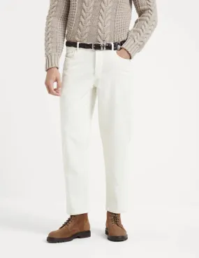 Corduroy 5-Pocket Pant |Off White