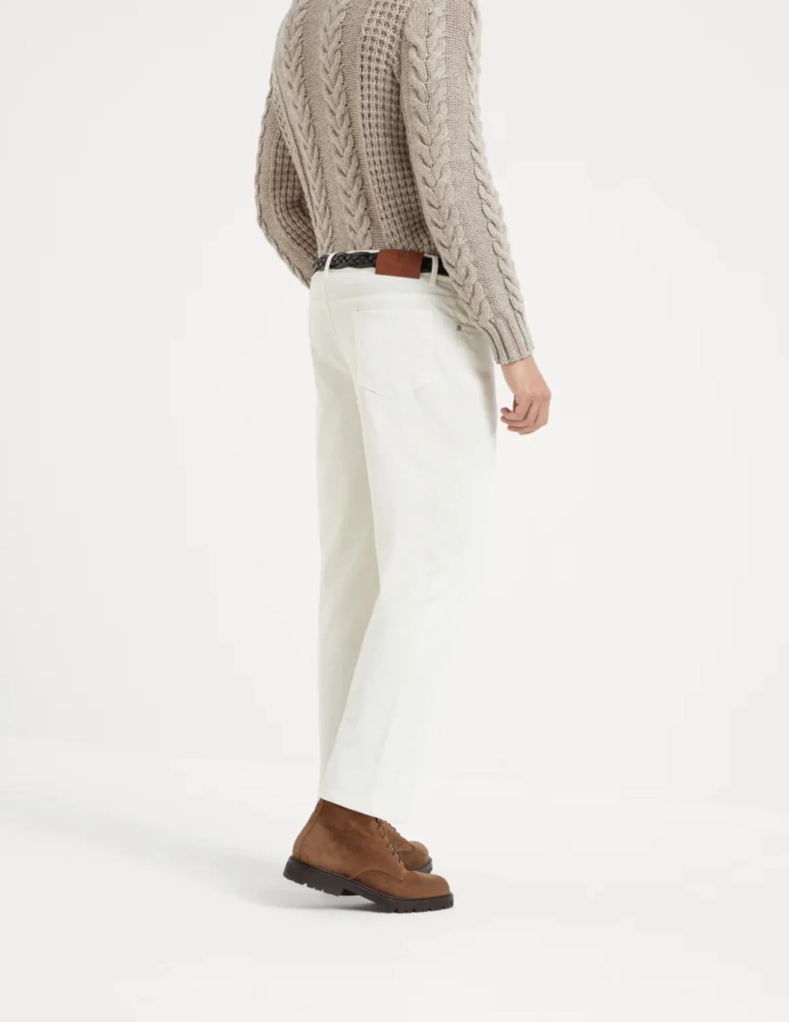 Corduroy 5-Pocket Pant |Off White