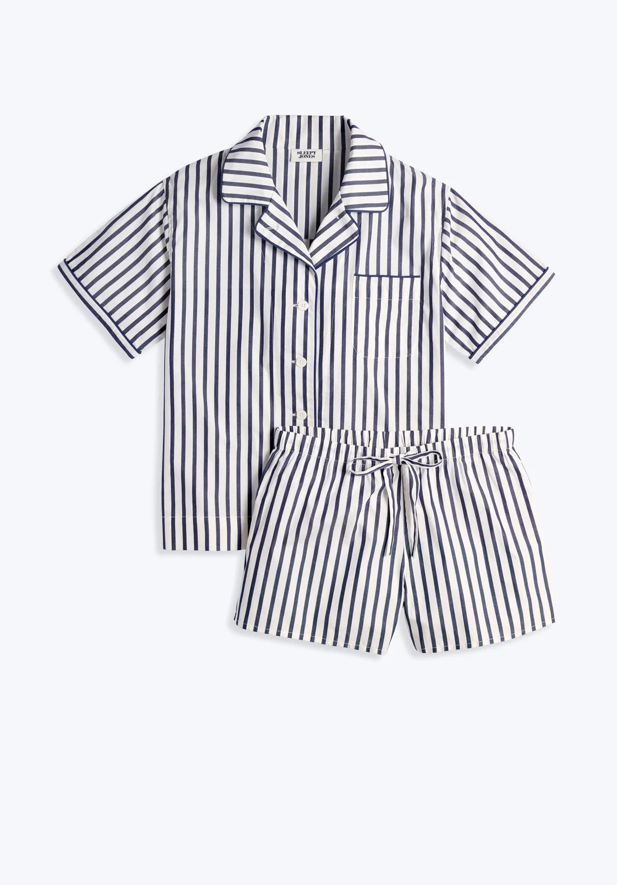 Corita Set in Navy Breton Stripe