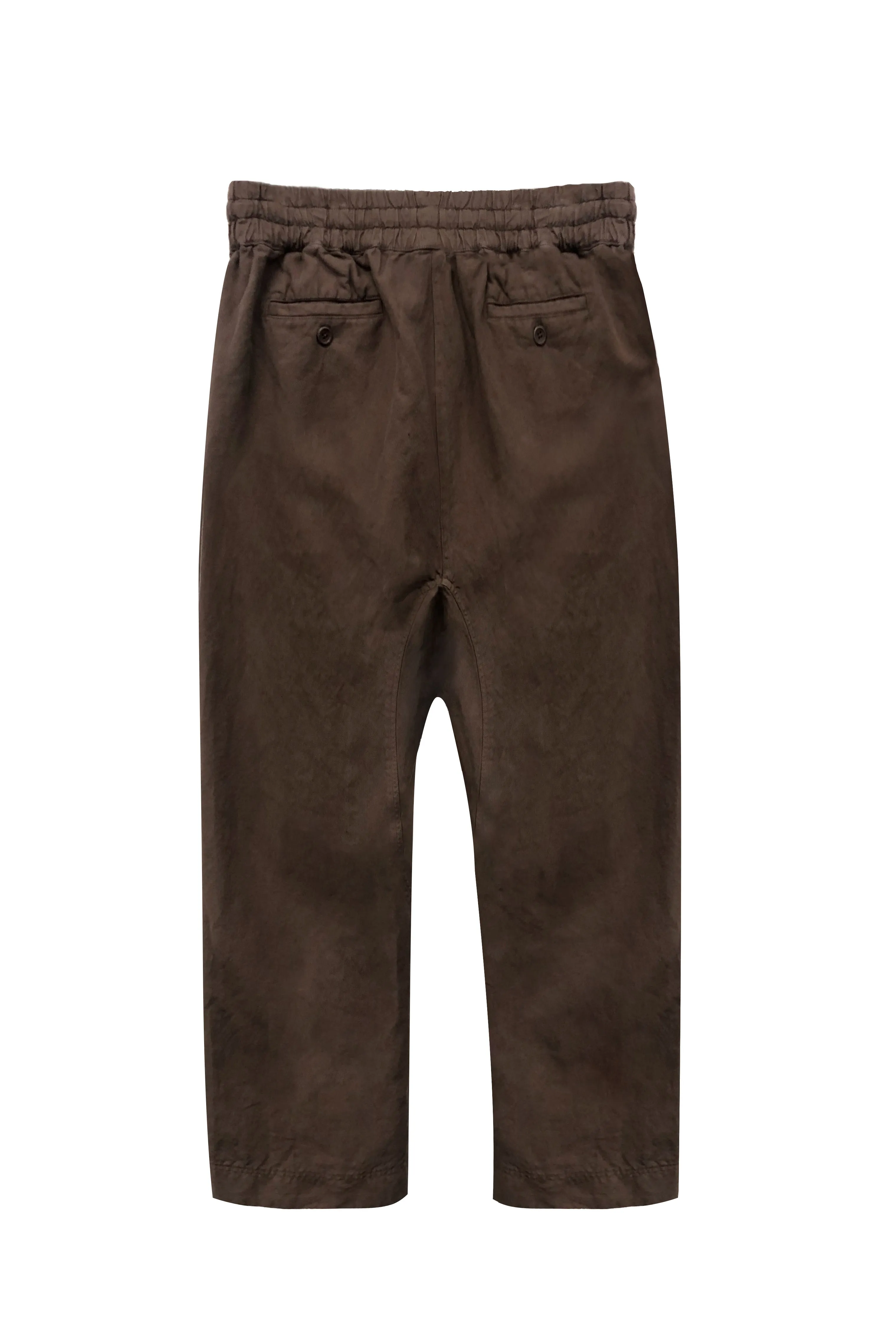 Cotton Jogger Pants with Gusset - Ash