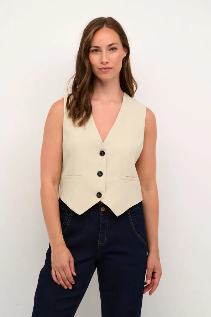 Cream Cocamia Waistcoat