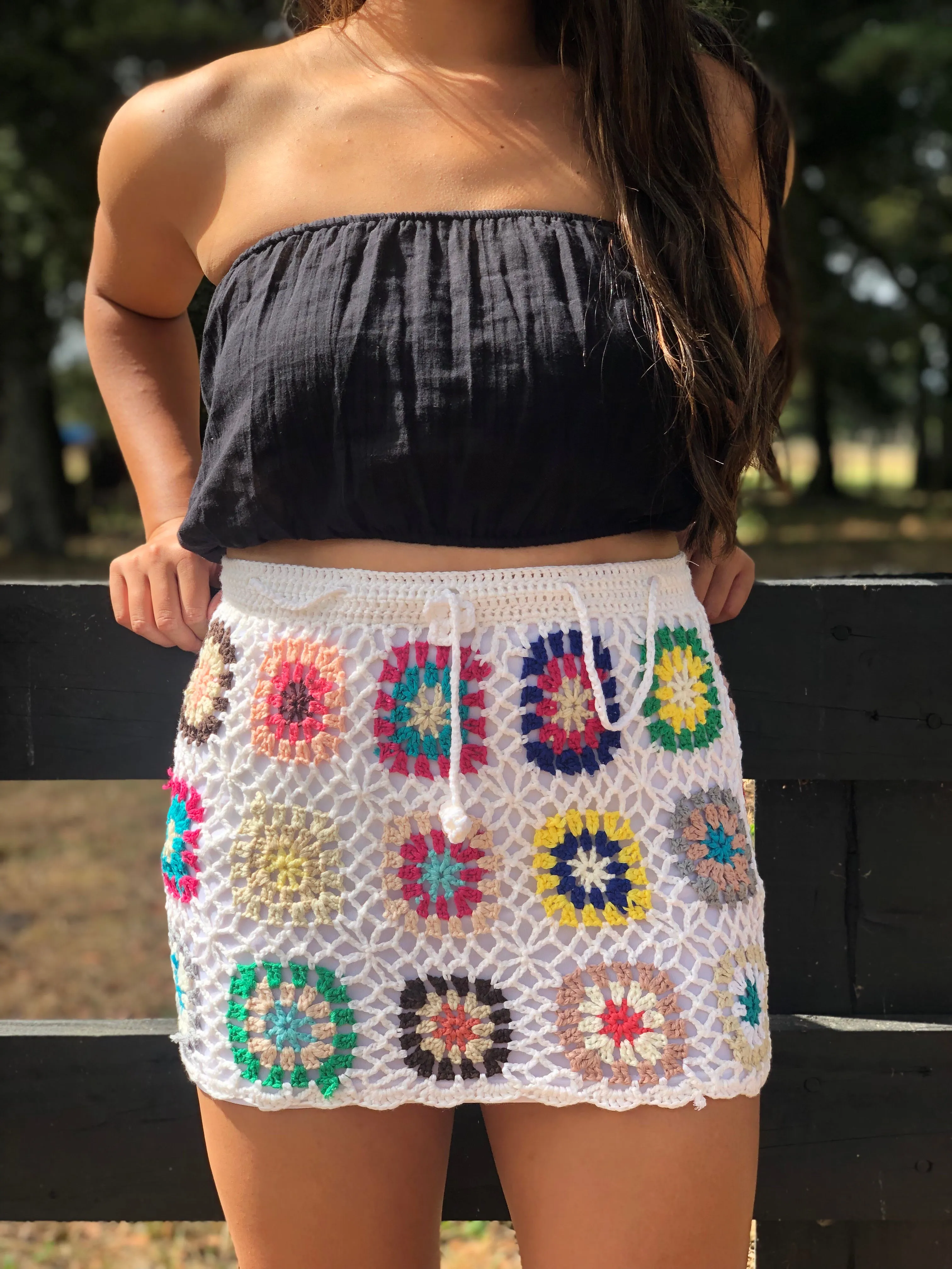 Crochet Mini Skirt