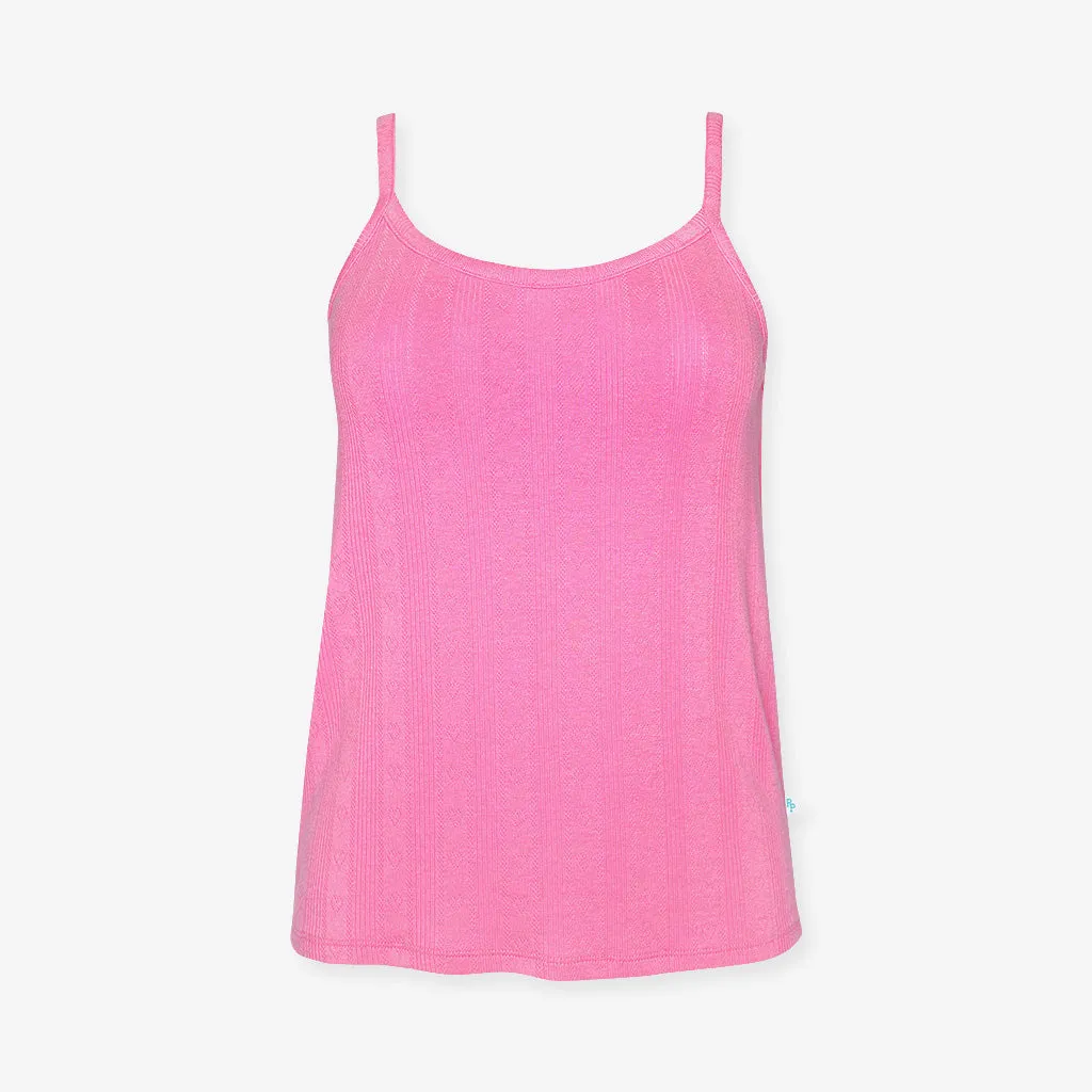 Cruisin' Pink Pointelle Women's Cami