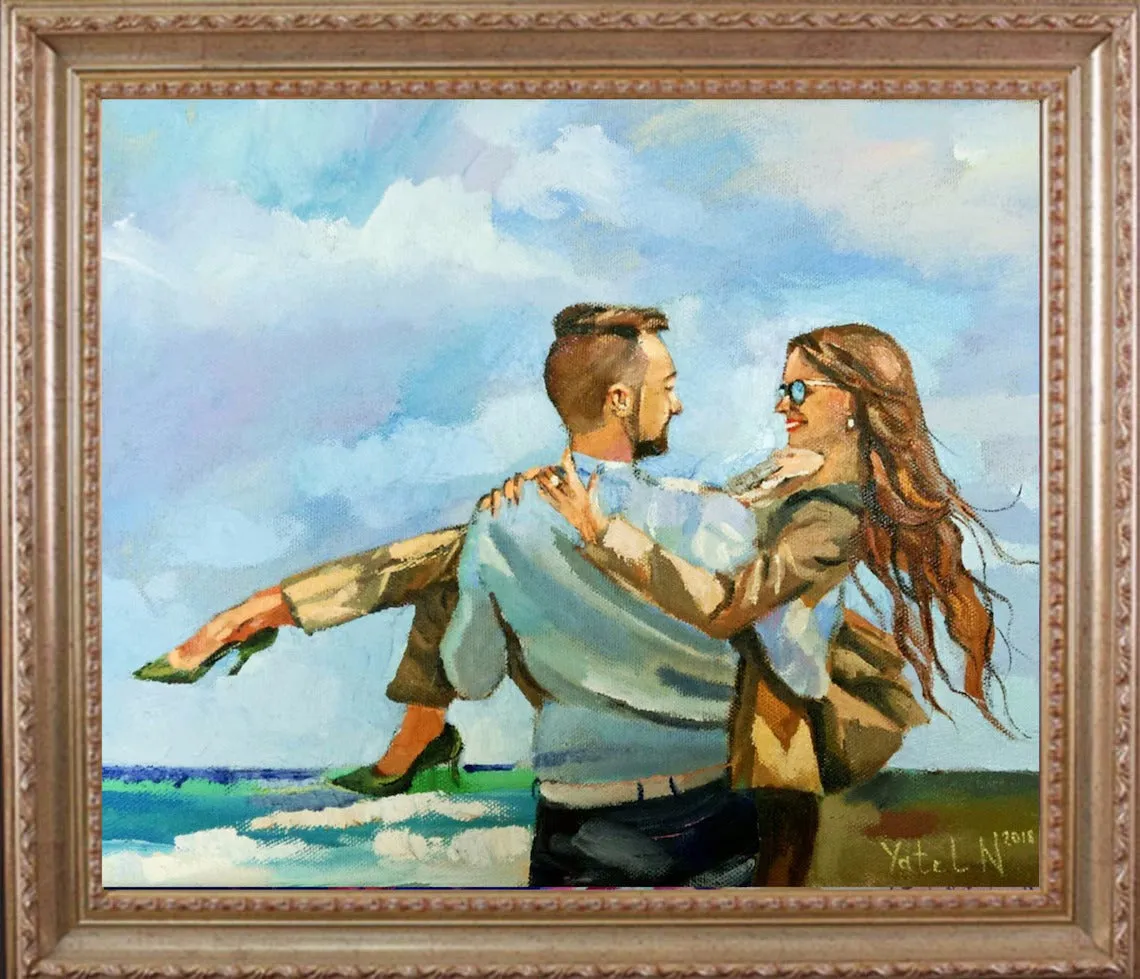 Custom Oil Painting Portraits from Your Photos - Family & Pets#11