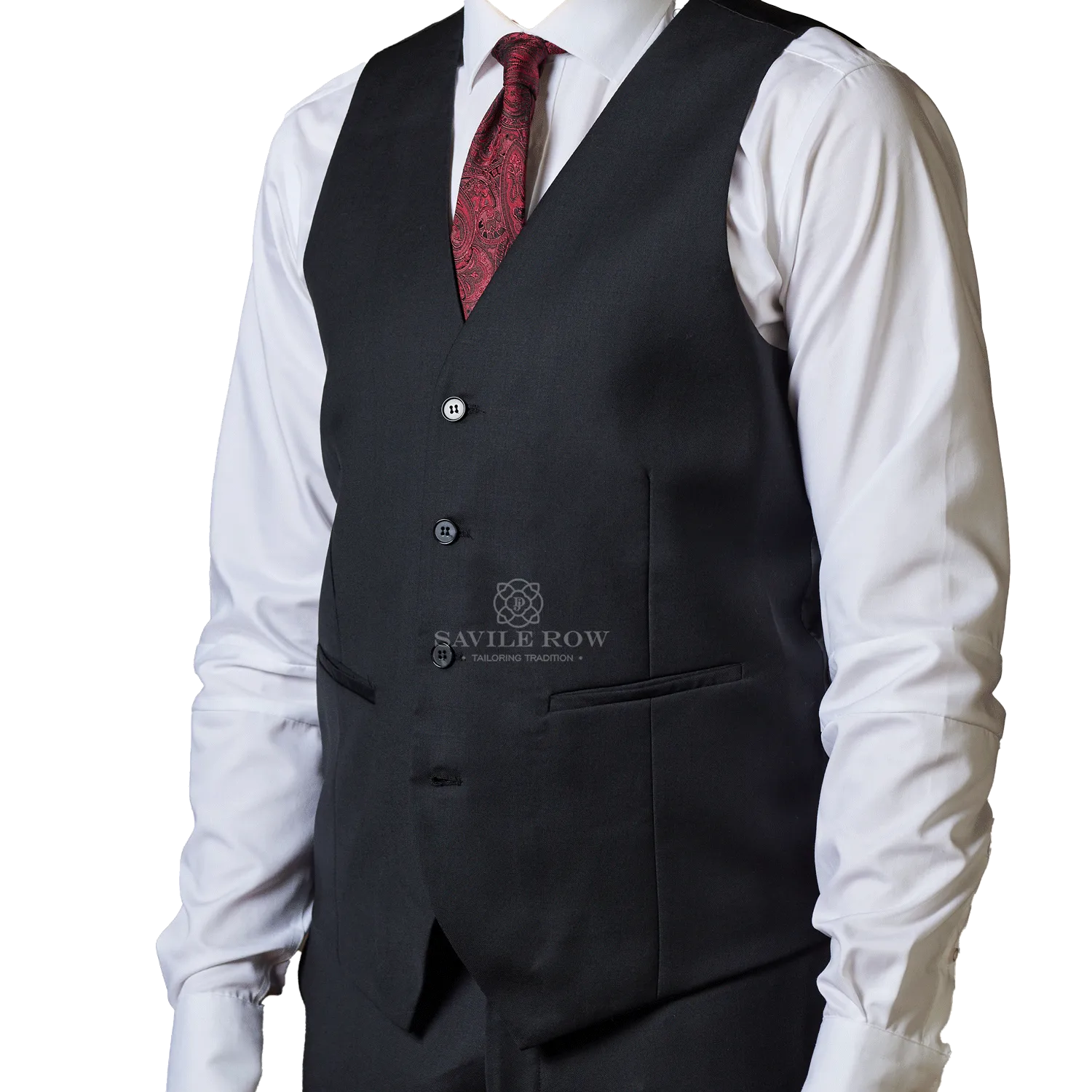 D9-Black Saul Waist Coat