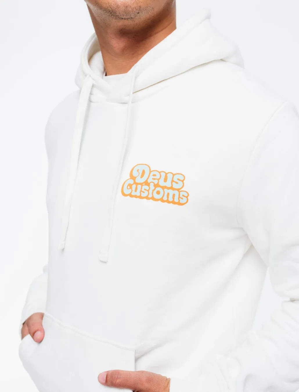 DAISIES HOODIE - WHITE CHALK