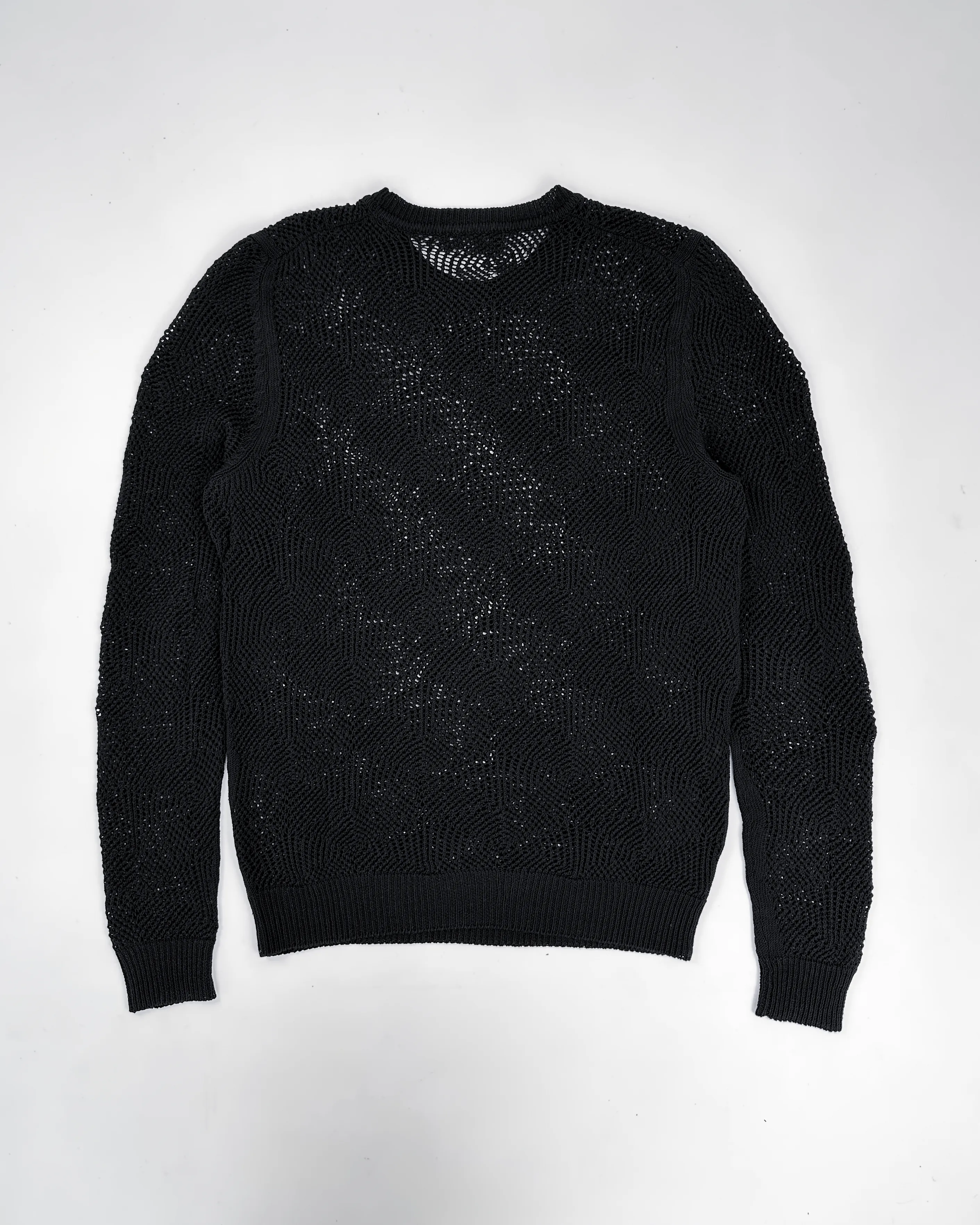 Dirk Bikkembergs Sport Black Net Knitwear 2000's