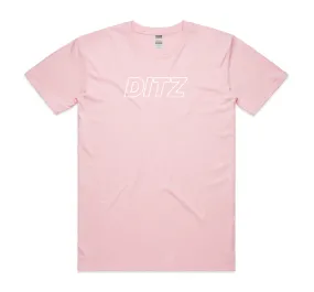 DITZ Logo Pink T-Shirt