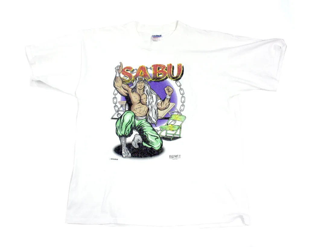 ECW SABU CARTOON T-SHIRT XL