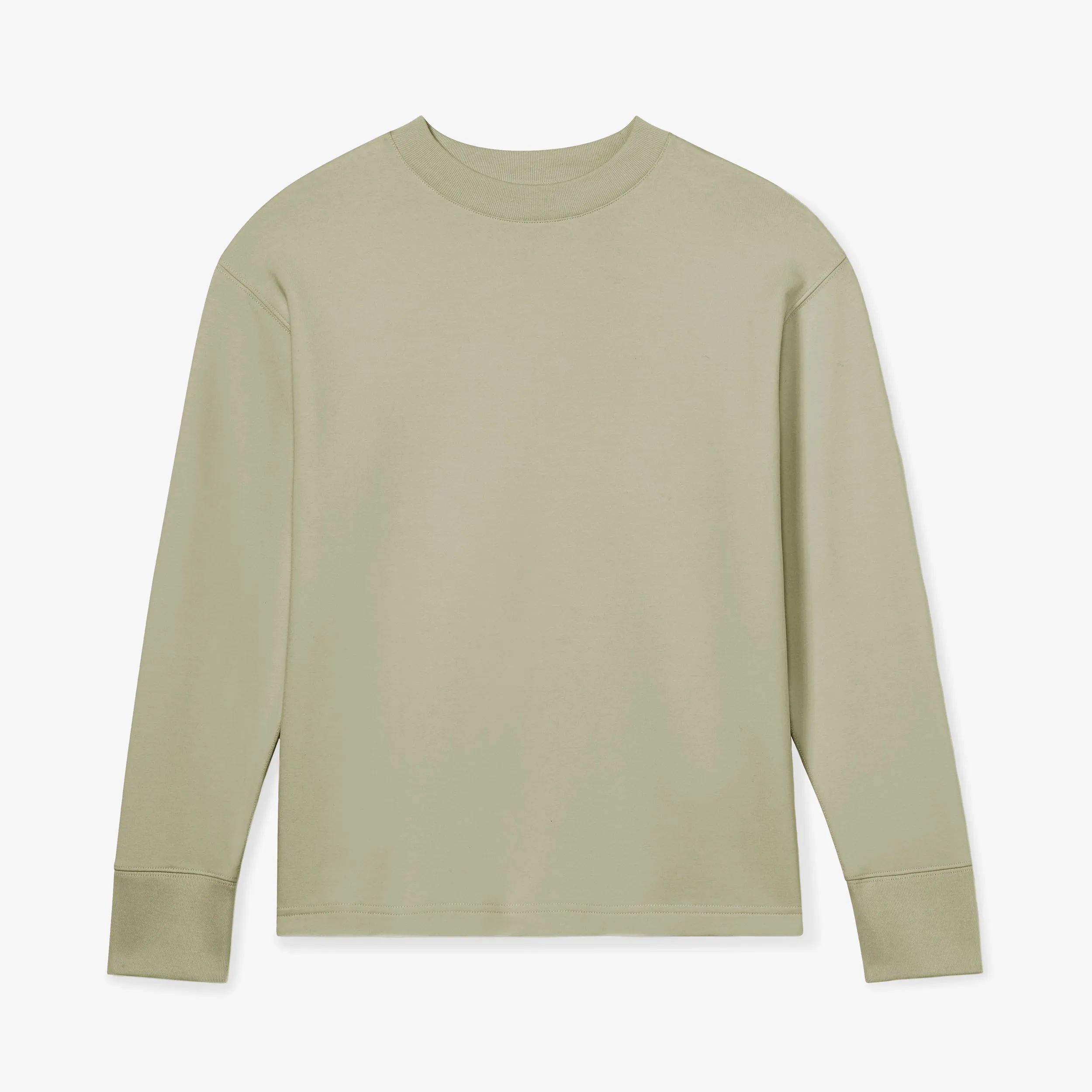 Ellie Pullover - Light French Terry :: Laurel Green