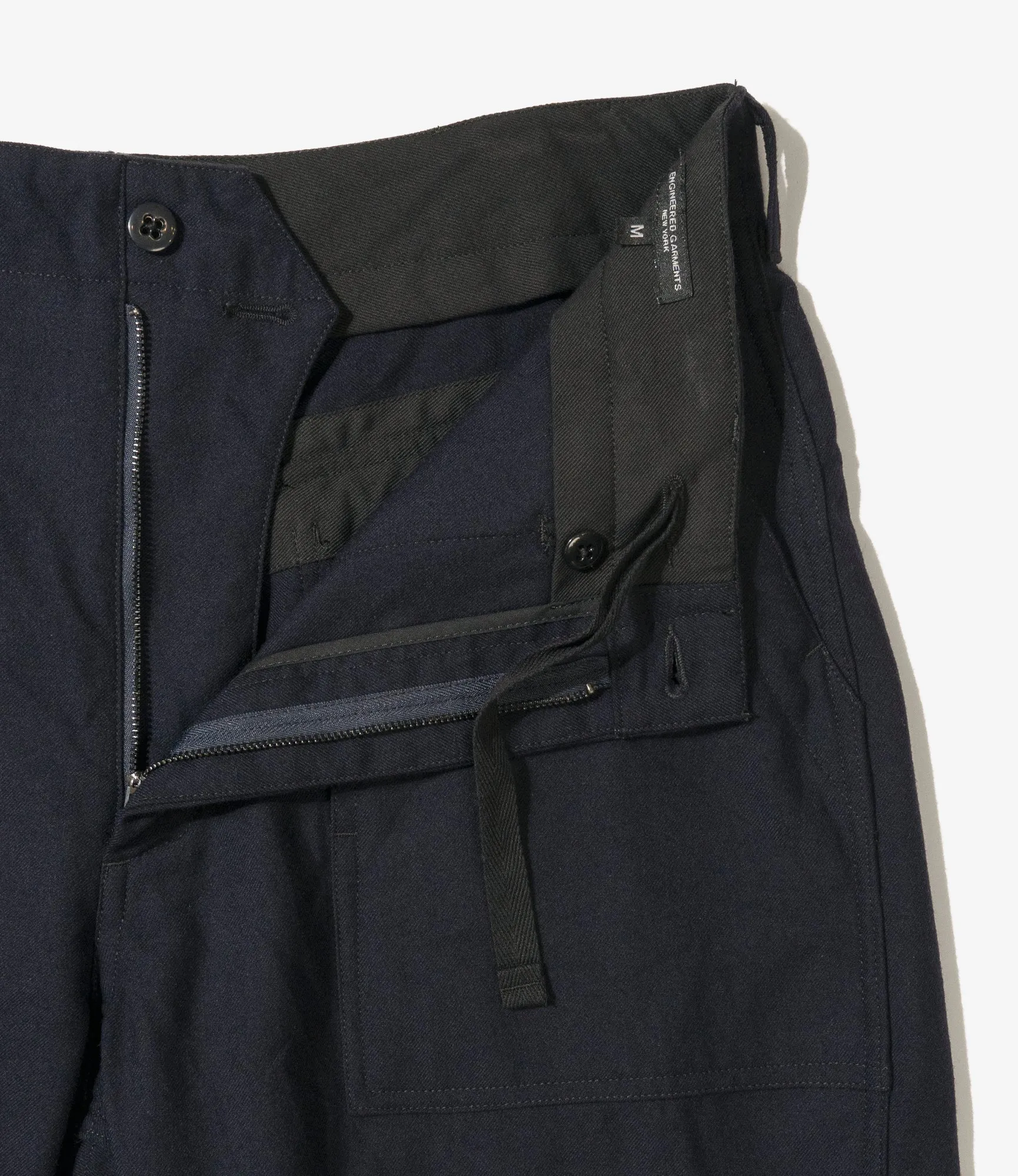 Engineered Garments Fatigue Pant - Dk. Navy Wool Uniform Serge