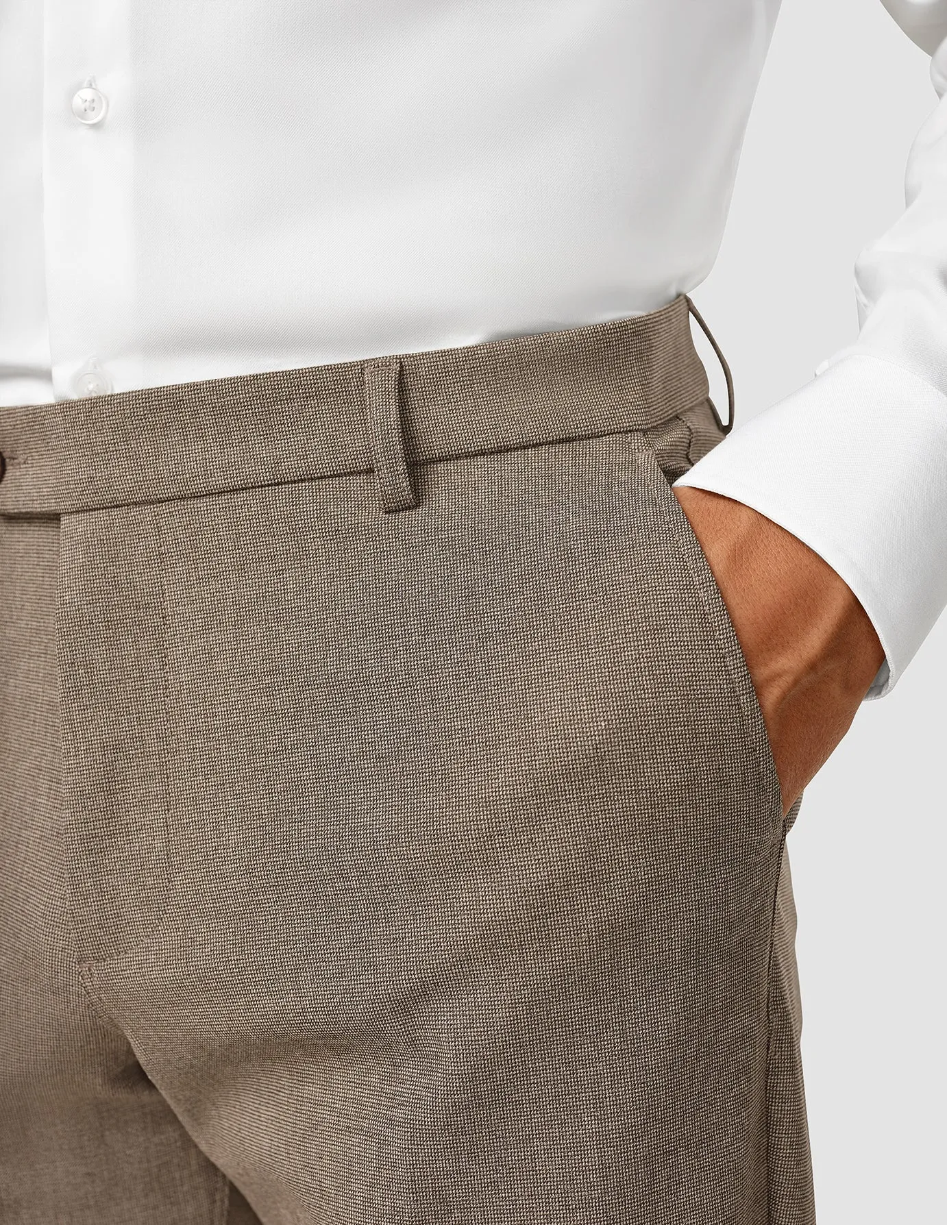 Essential Suit Pants Regular Almond