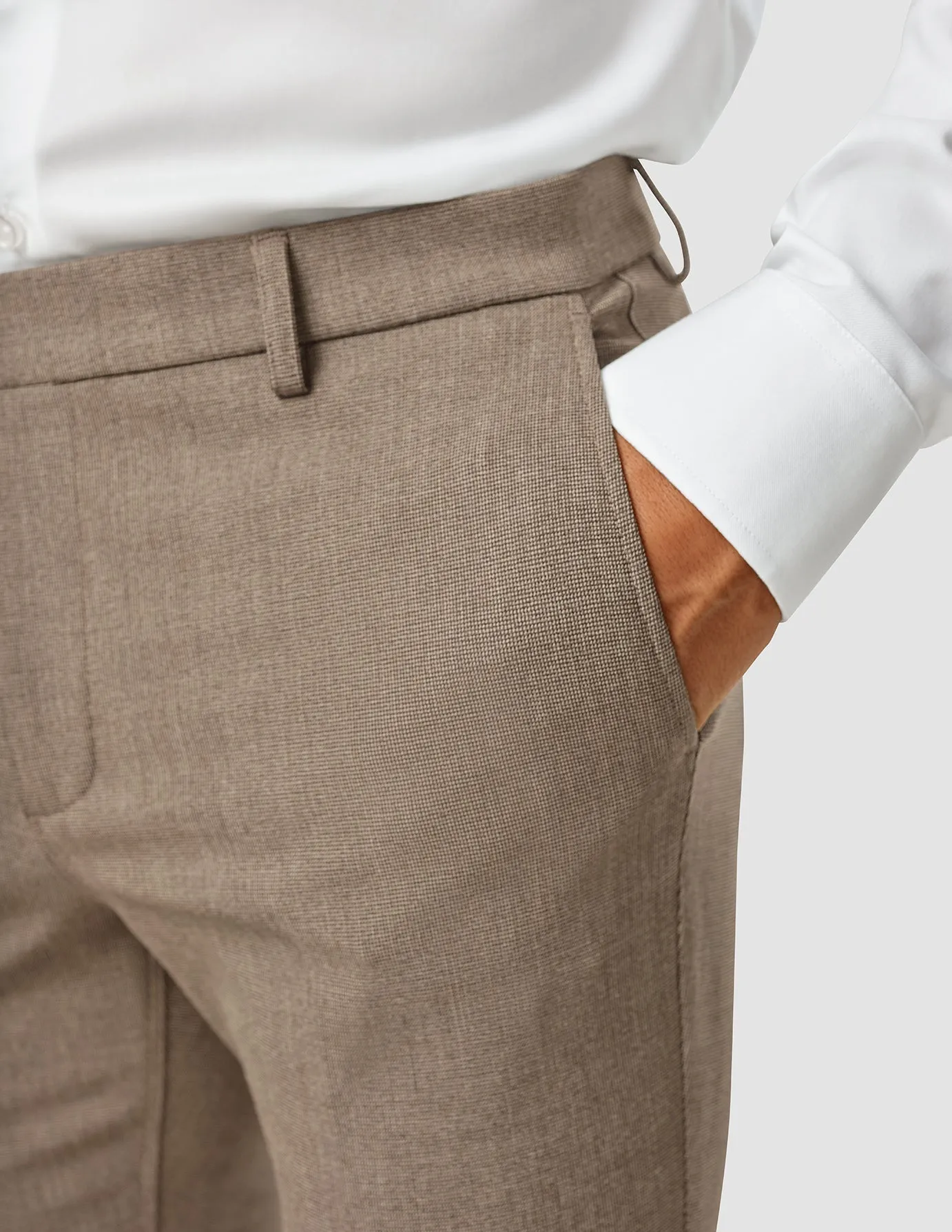 Essential Suit Pants Slim Almond