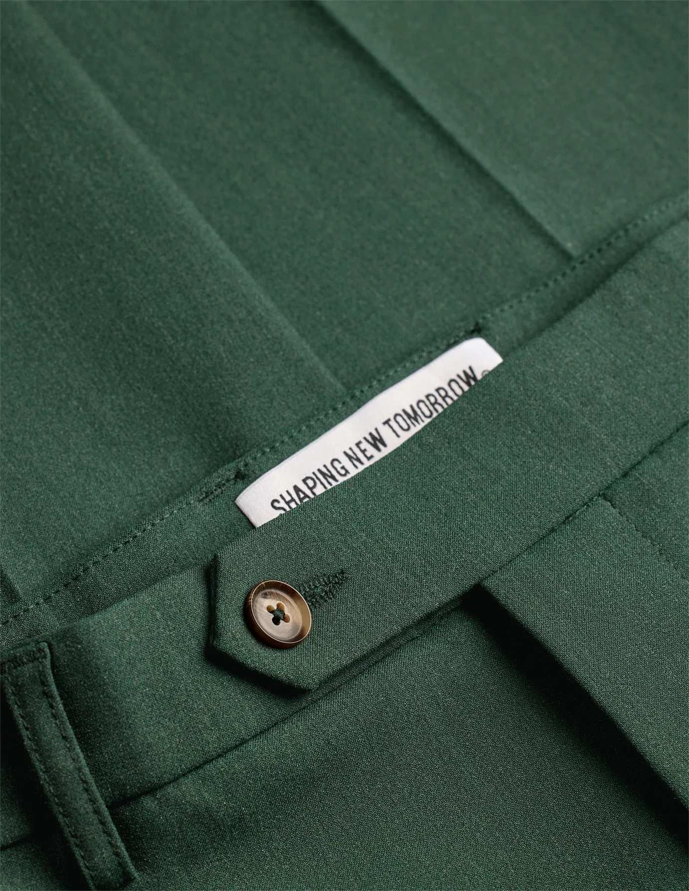 Essential Suit Pants Slim Pine Green