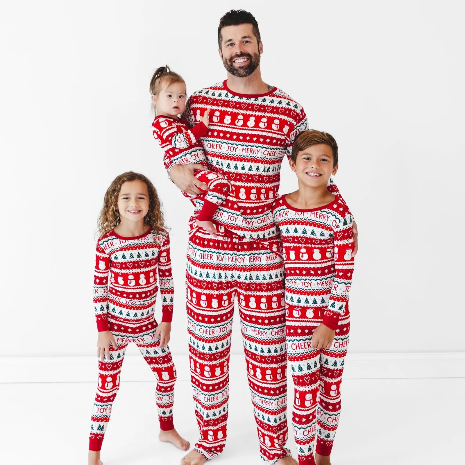 Festive Fair Isle Two-Piece Pajama Set