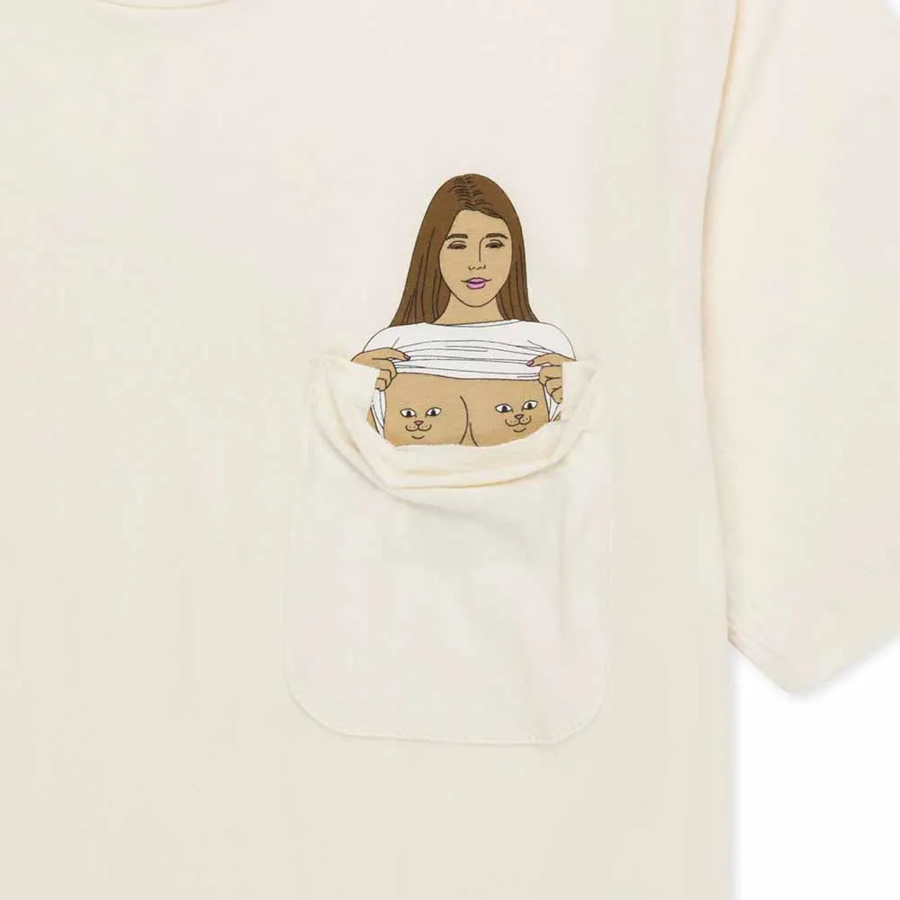 FLASHING KITTYS POCKET TEE