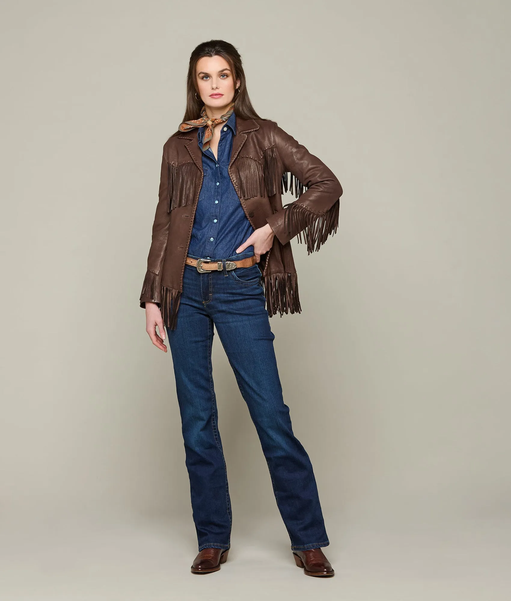 Fringe Jacket :: Chocolate