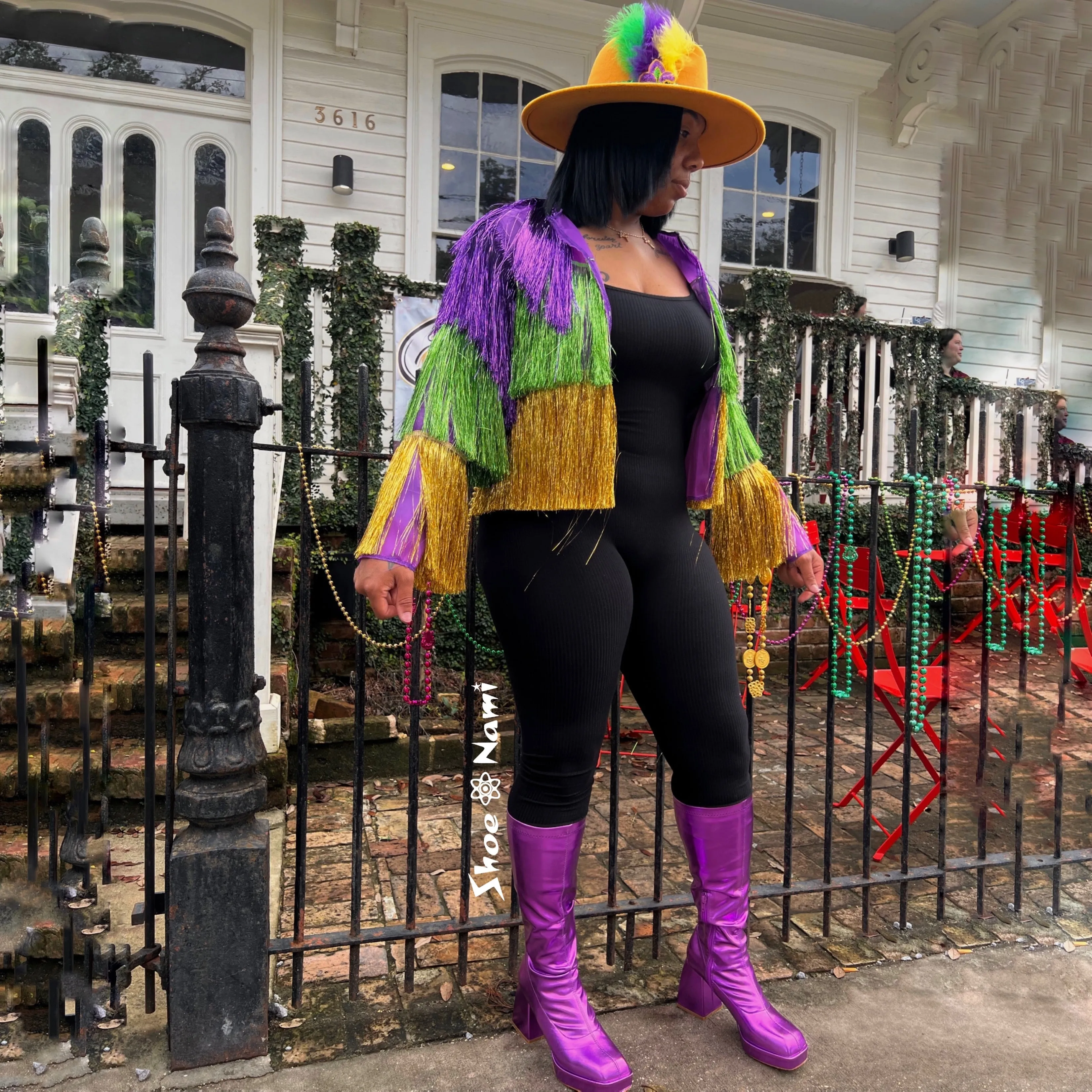 FULL TINSEL MARDI GRAS JACKET