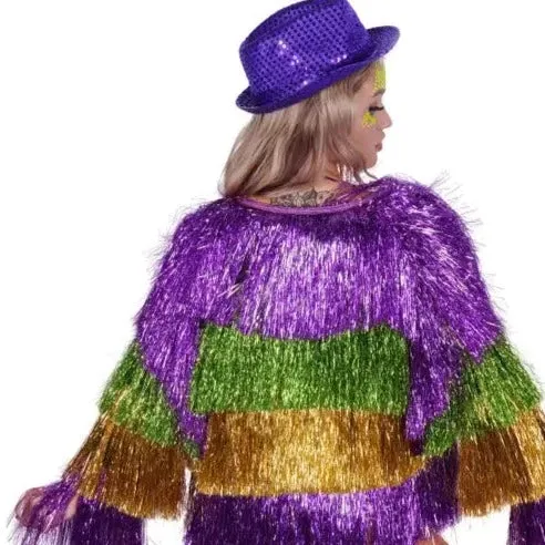 FULL TINSEL MARDI GRAS JACKET